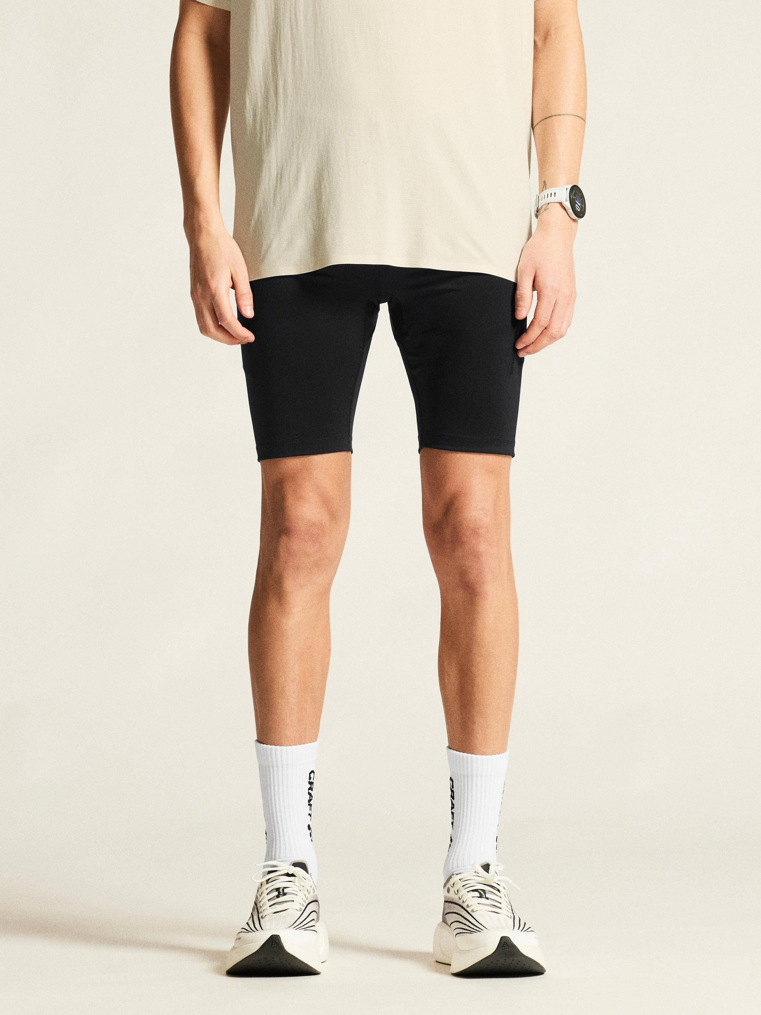Men's Essence Short Tights 3 - Black - Image 2
