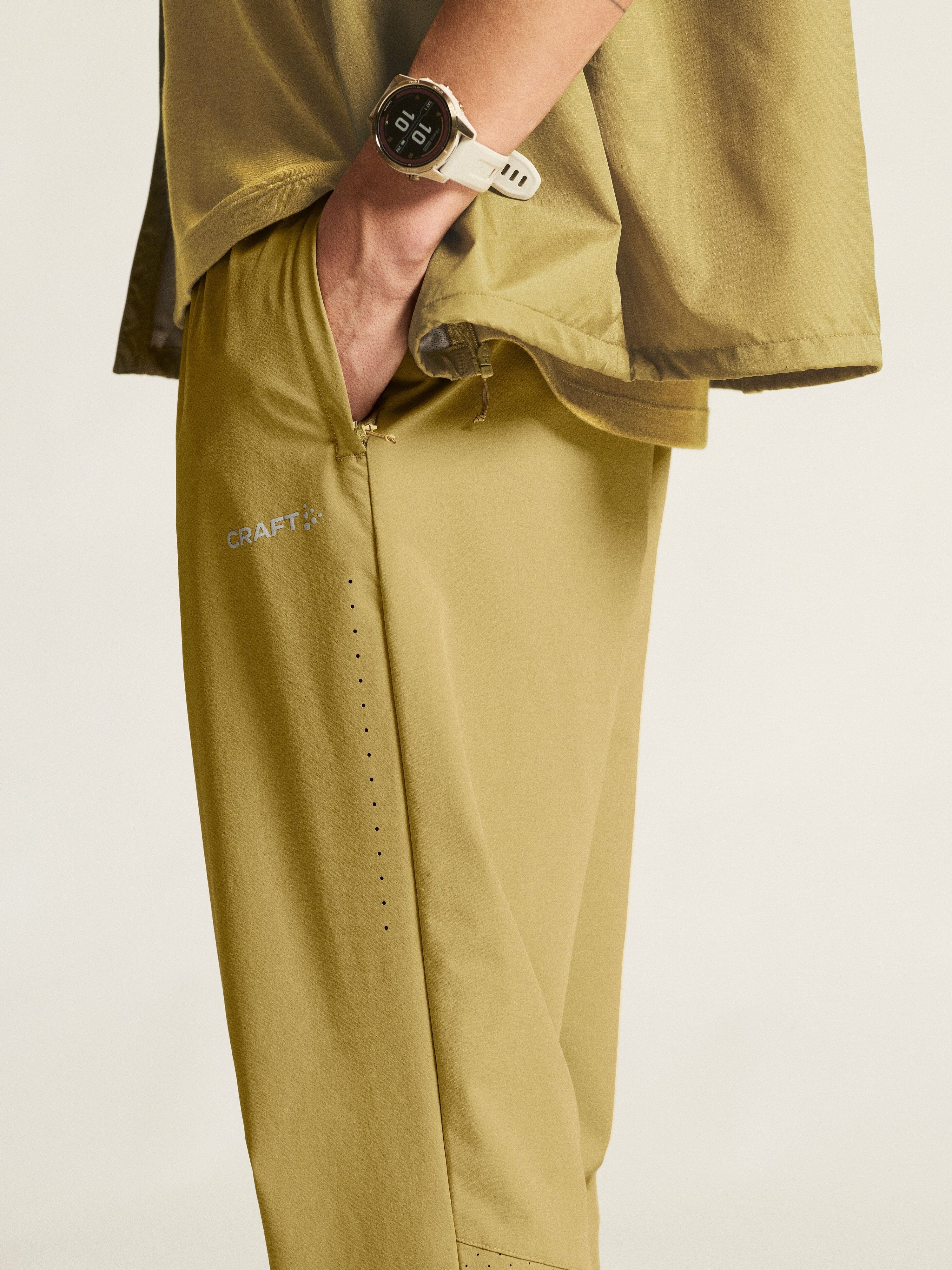 Men's Essence Training Pants 3 - Khaki - Image 3