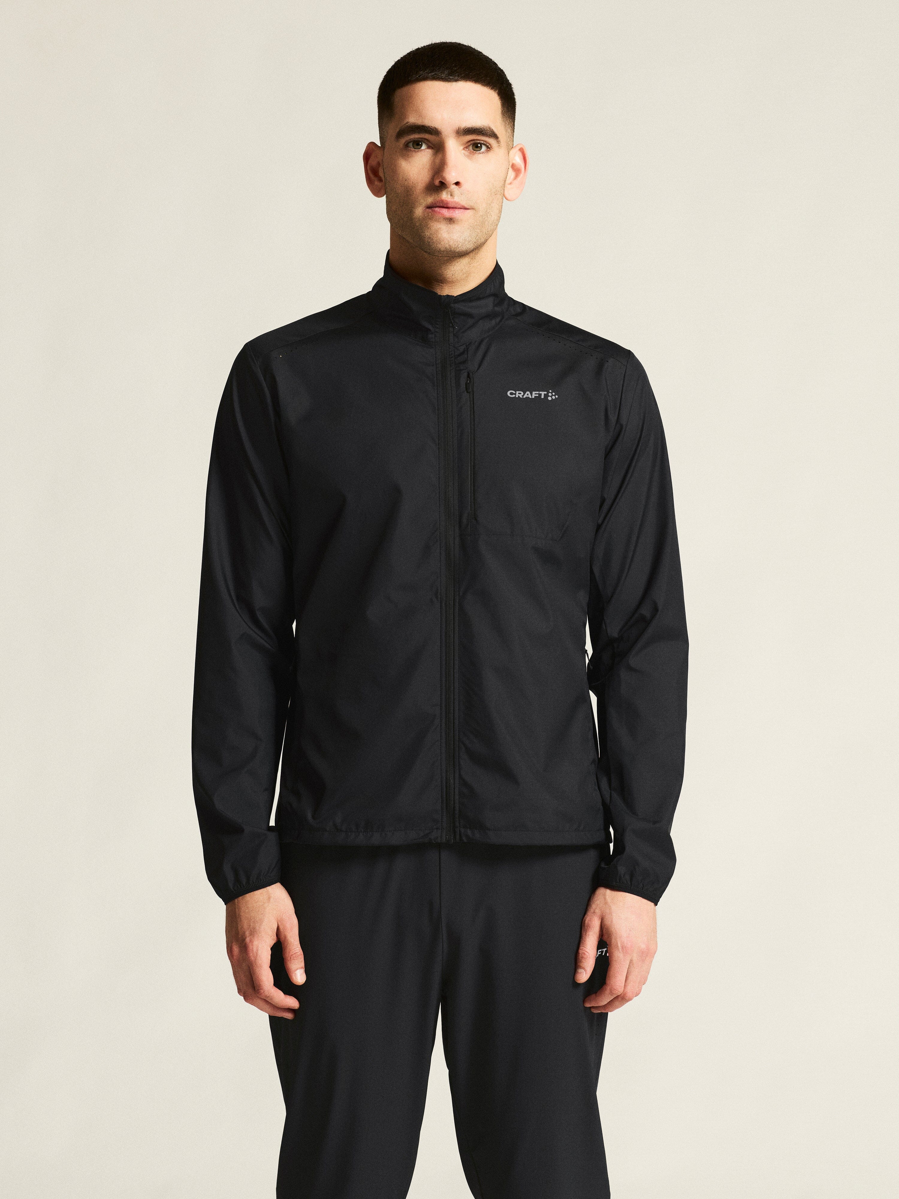Men's Essence Wind Jacket 2 - Black - Image 2
