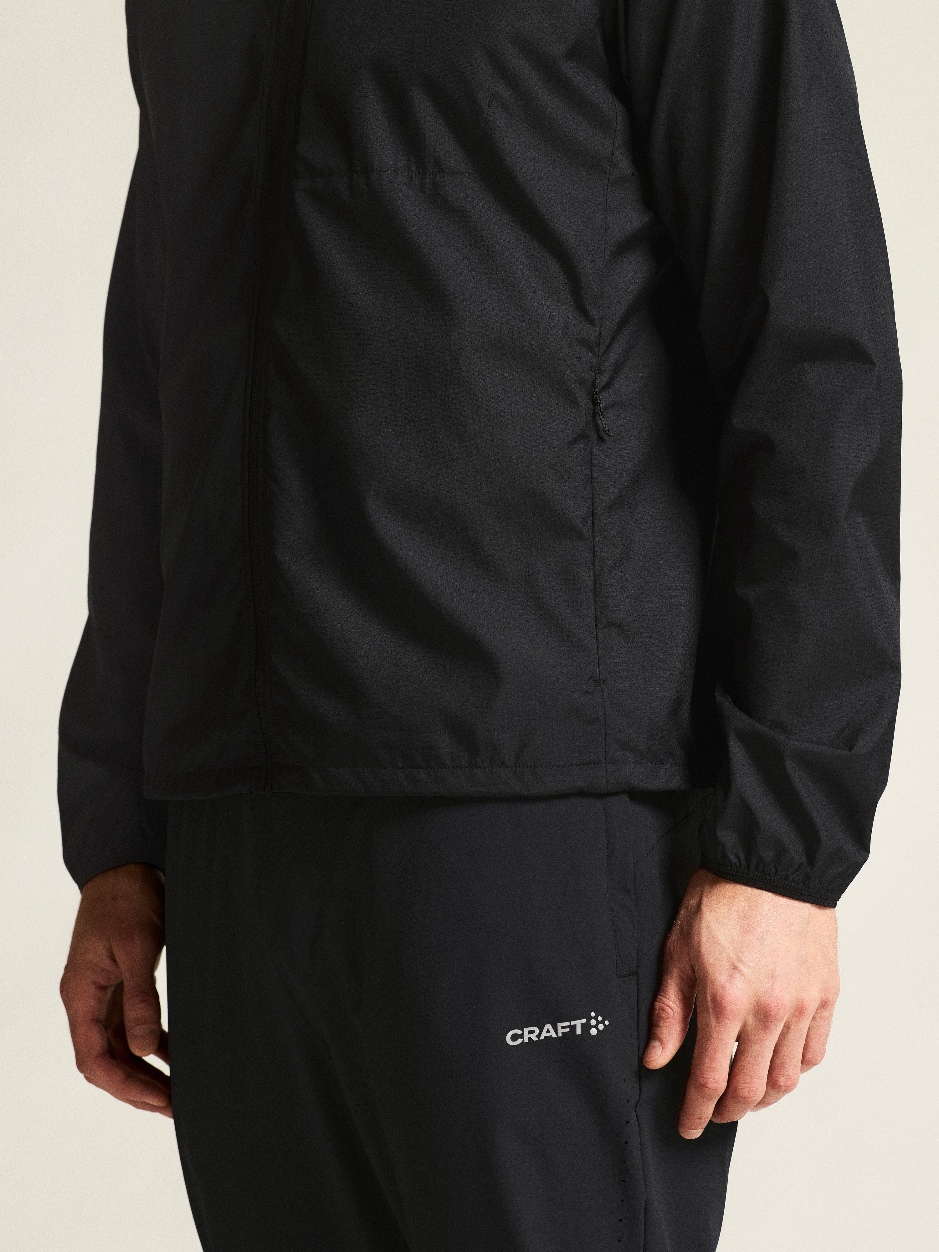 Men's Essence Wind Jacket 2 - Black - Image 3
