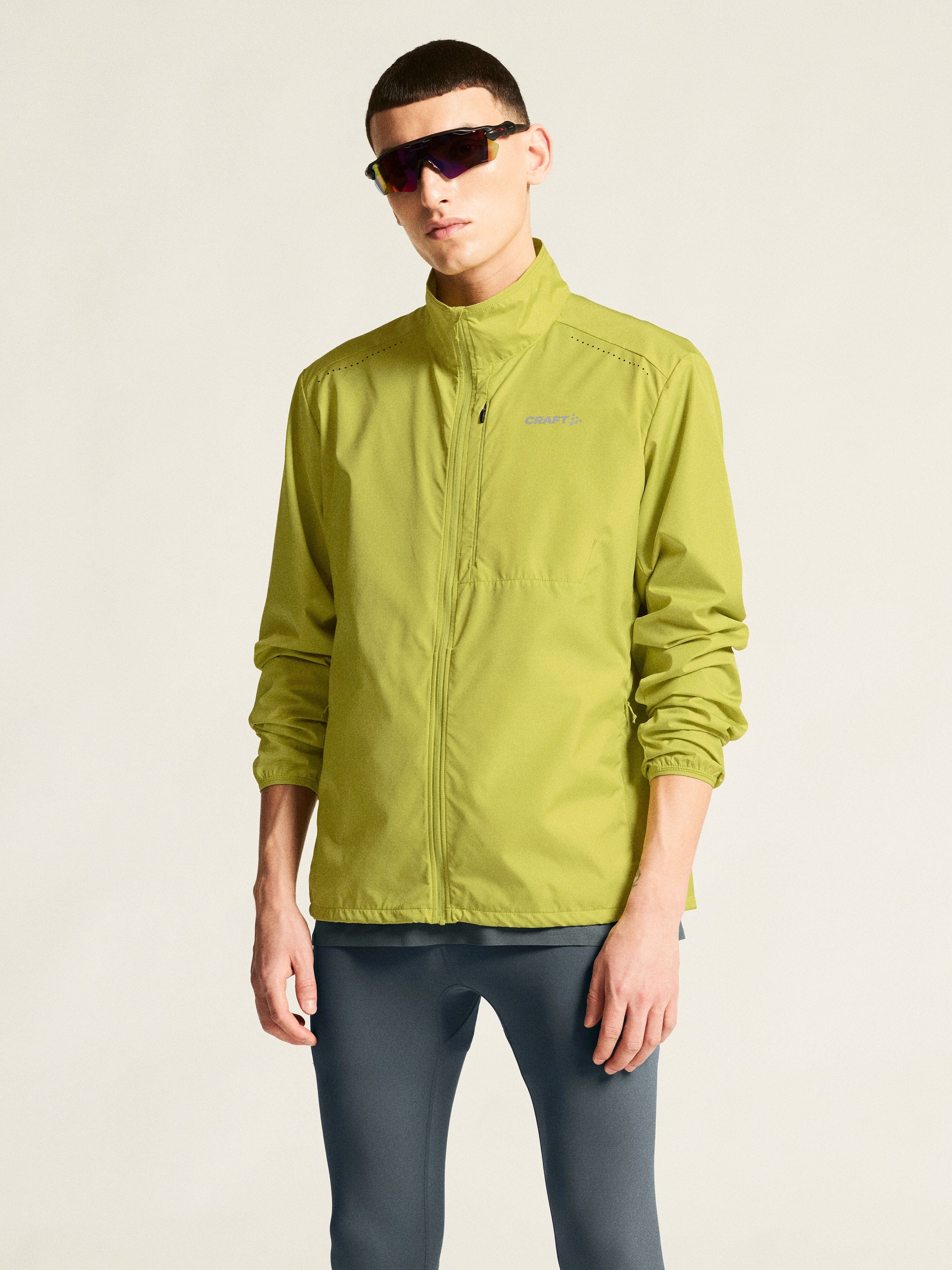 Men's Essence Wind Jacket 2 - Pear - Image 2
