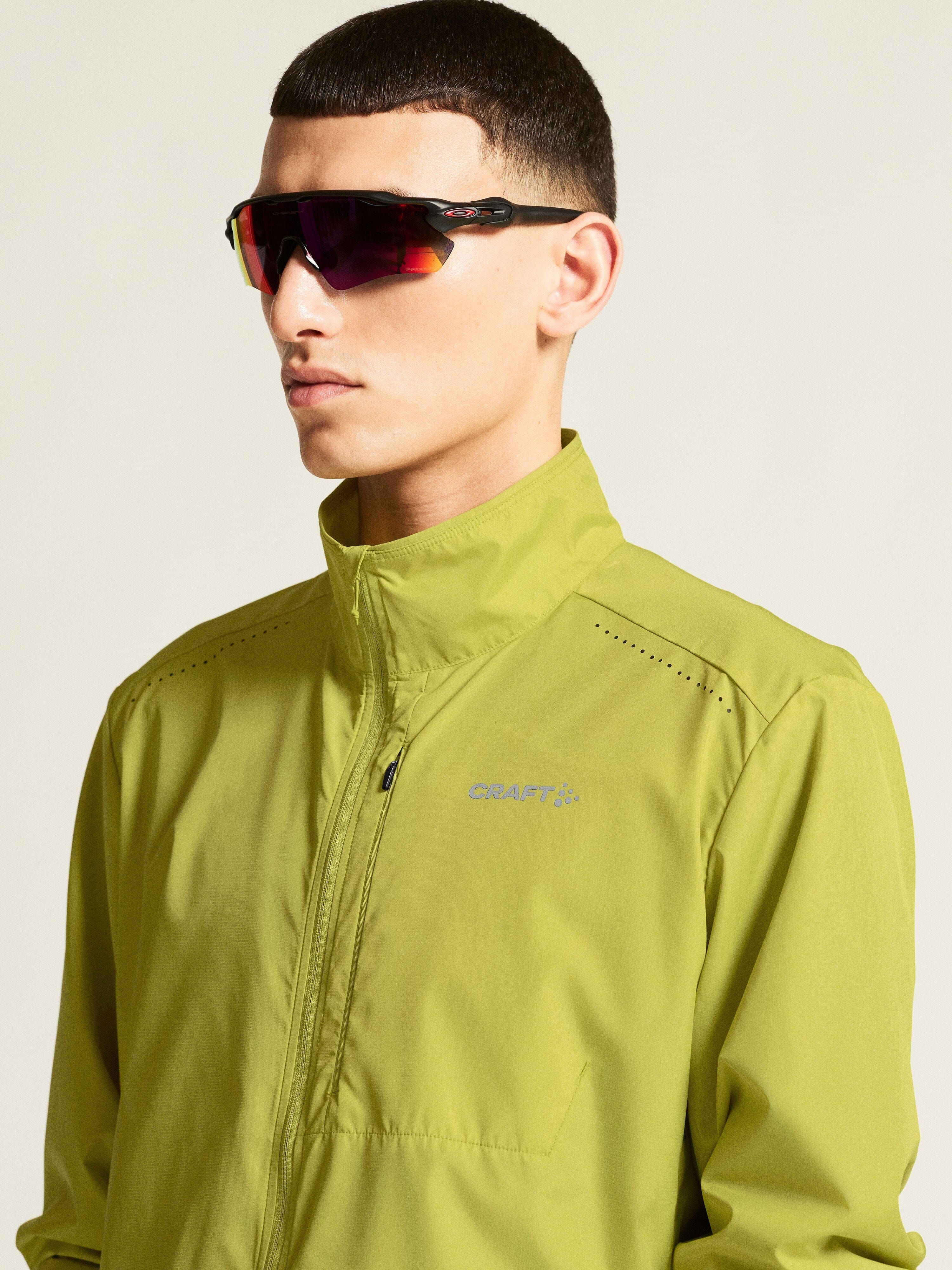 Men's Essence Wind Jacket 2 - Pear - Image 3