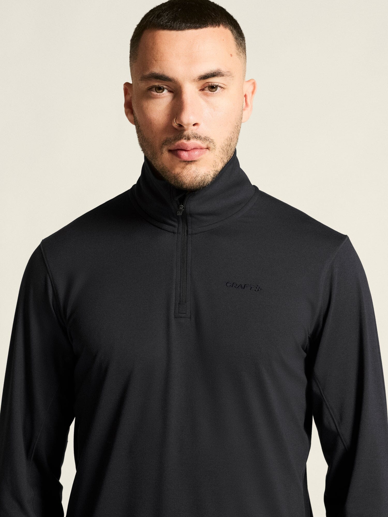 Men's Flow HZ LS - Black Melange - Image 3