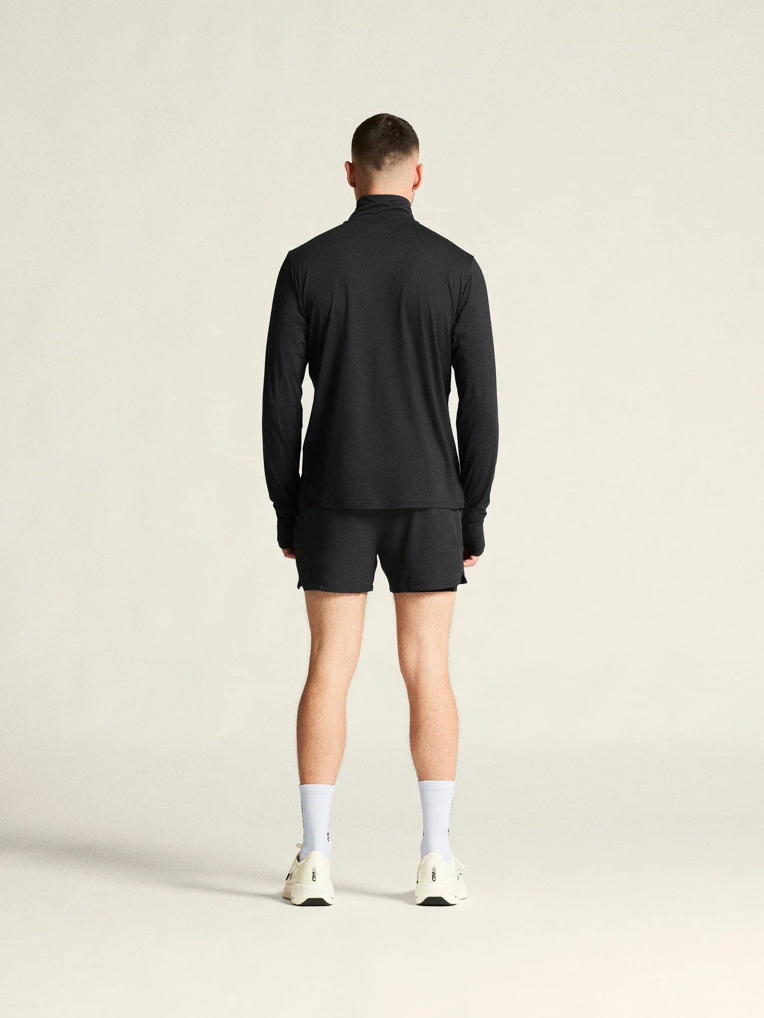 Men's Flow HZ LS - Black Melange - Image 7