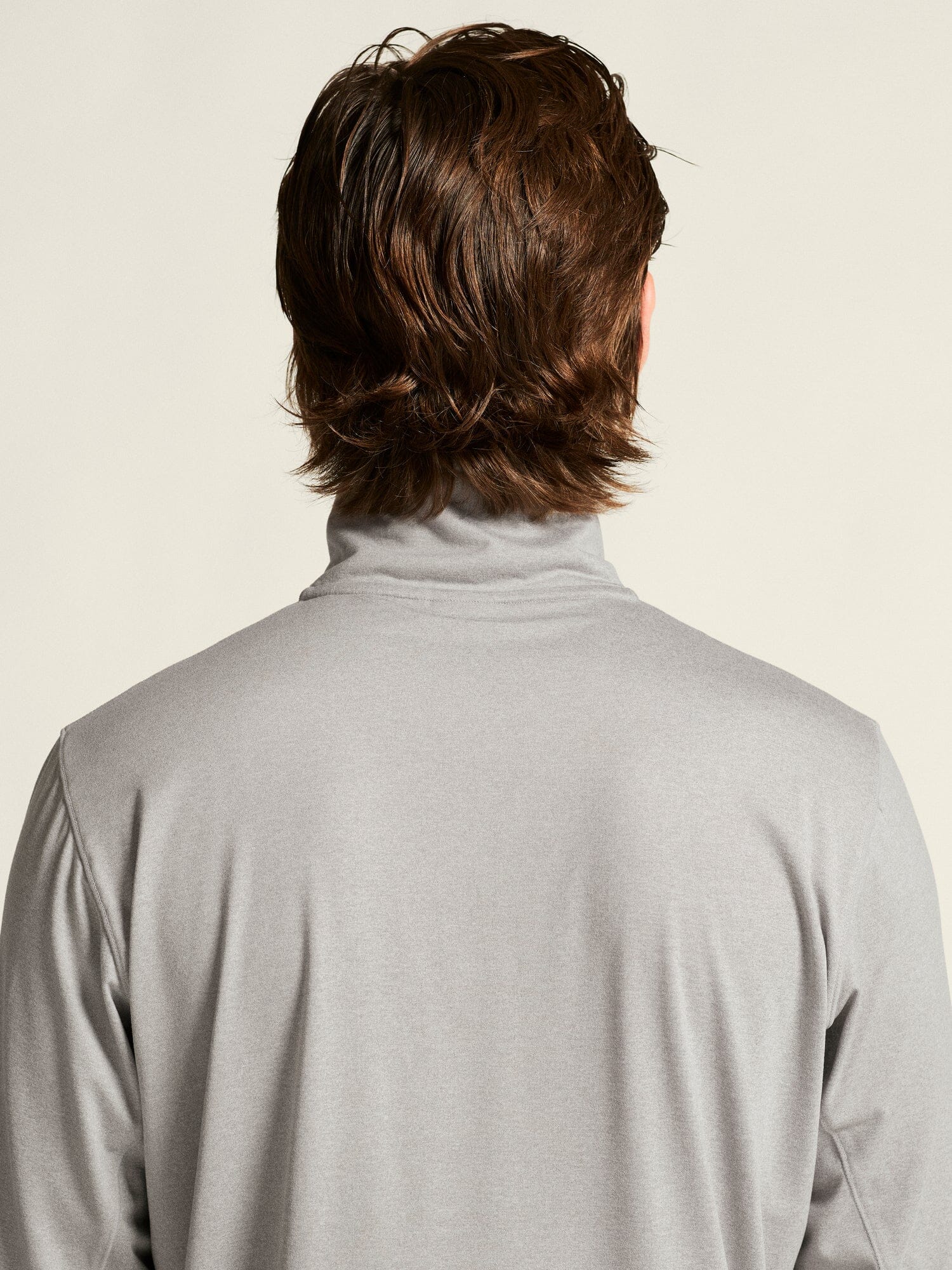 Men's Flow HZ LS - Grey Melange - Image 5