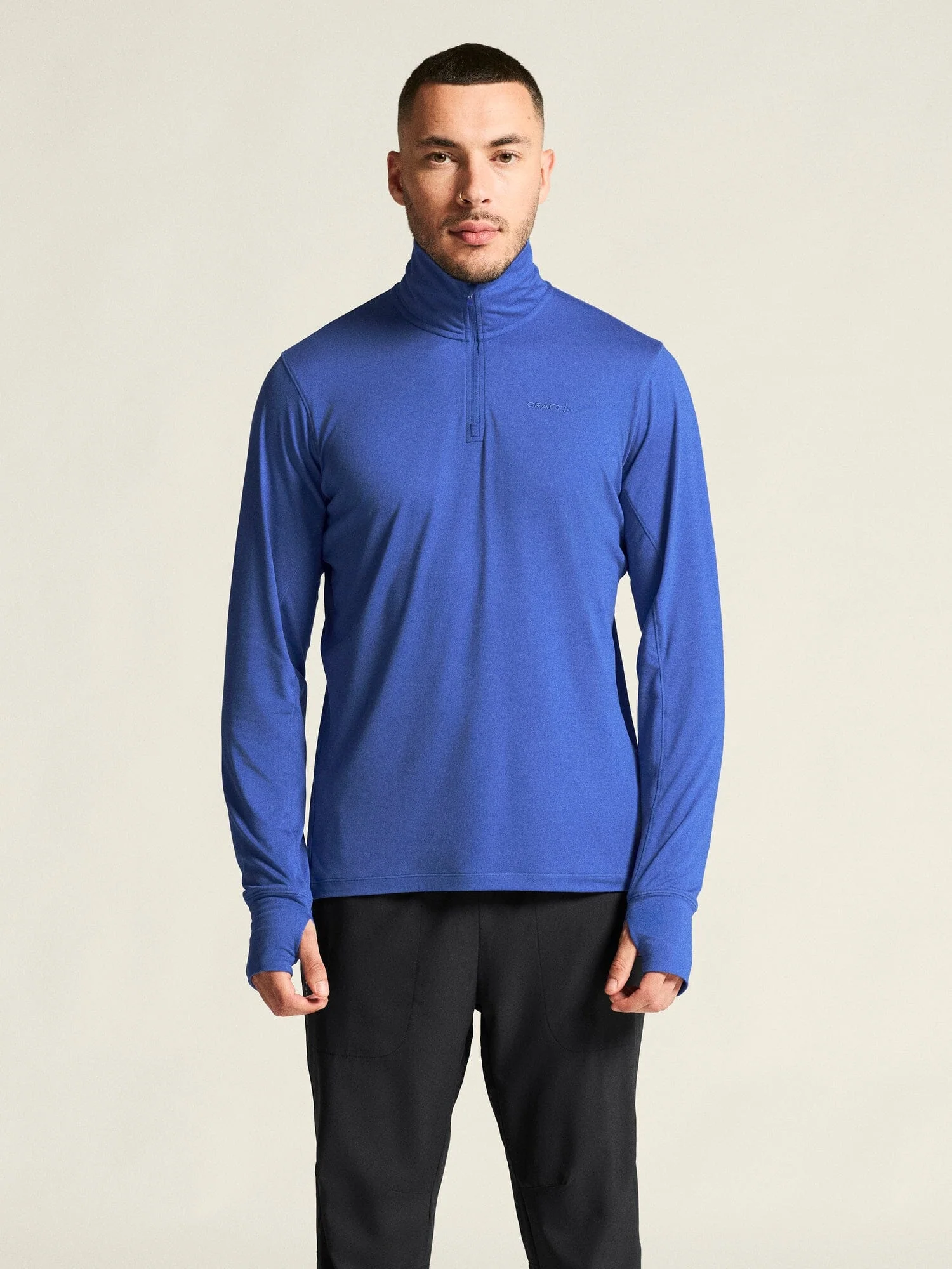 Men's Flow HZ LS - Ink Blue/Melange - Image 2