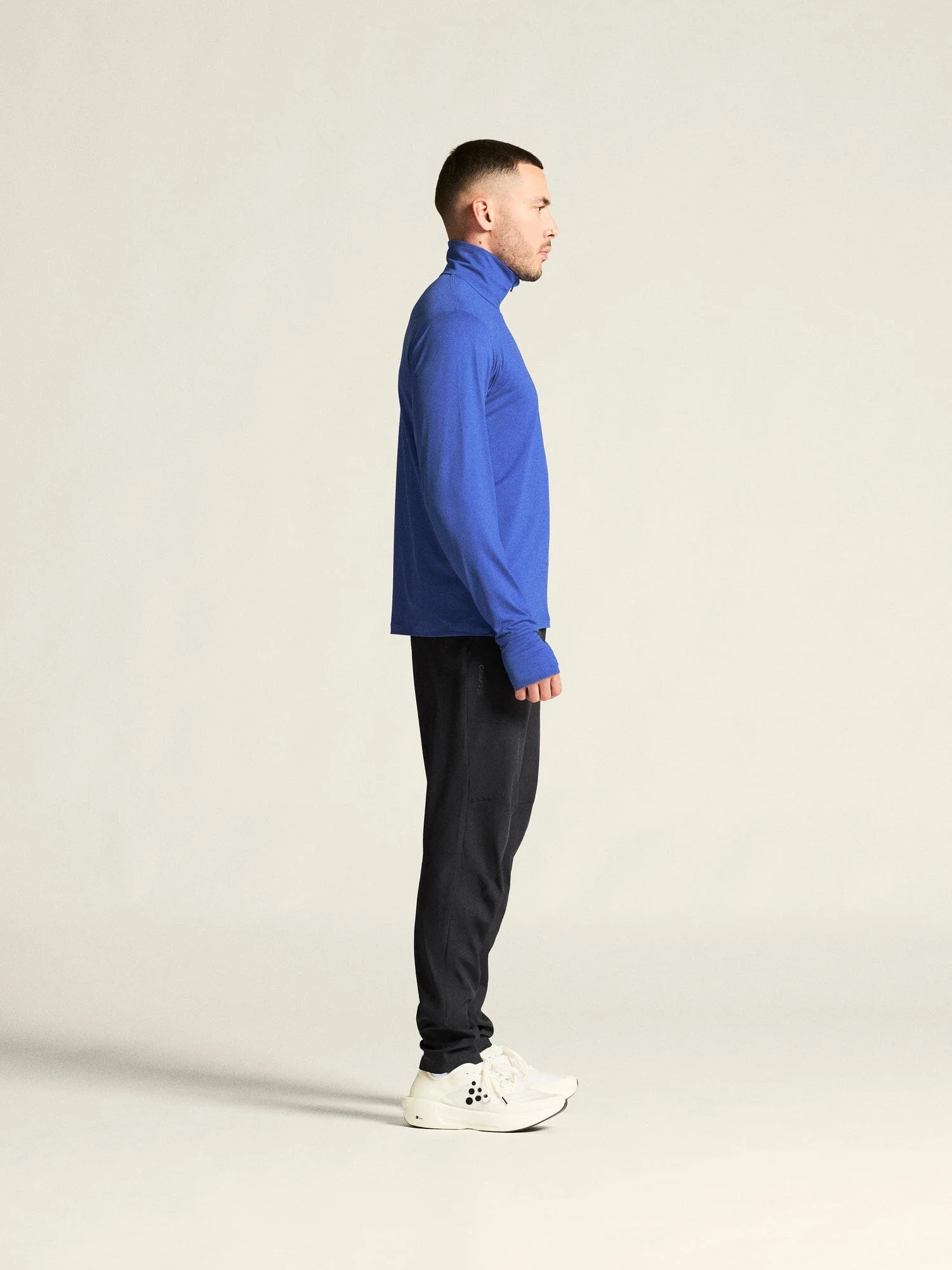 Men's Flow HZ LS - Ink Blue/Melange - Image 6