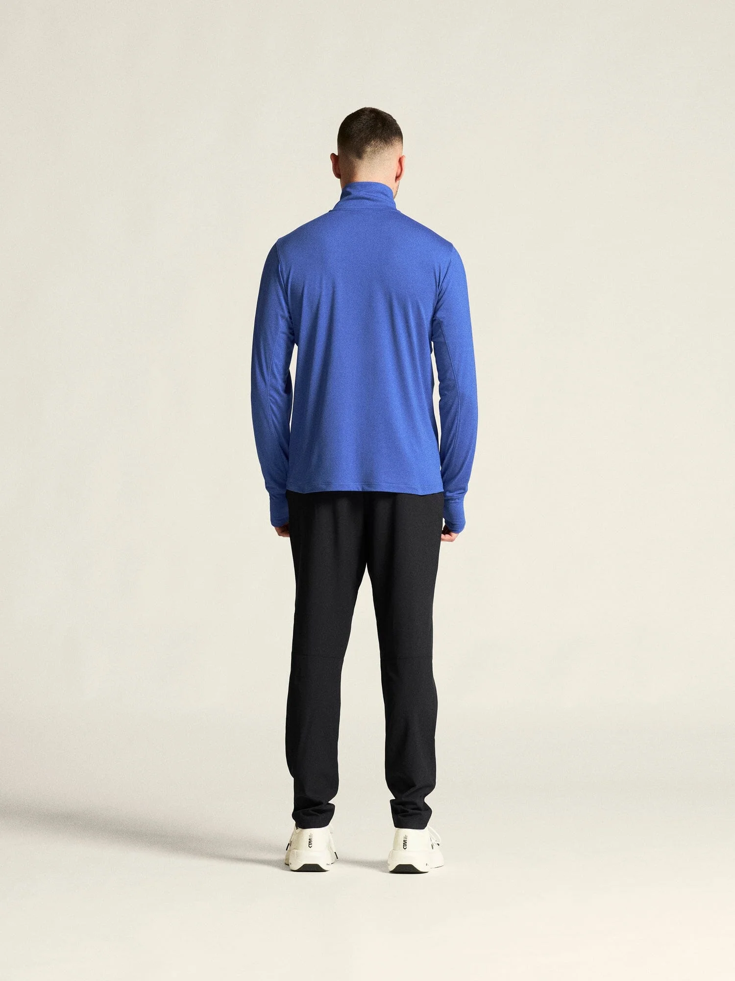 Men's Flow HZ LS - Ink Blue/Melange - Image 7