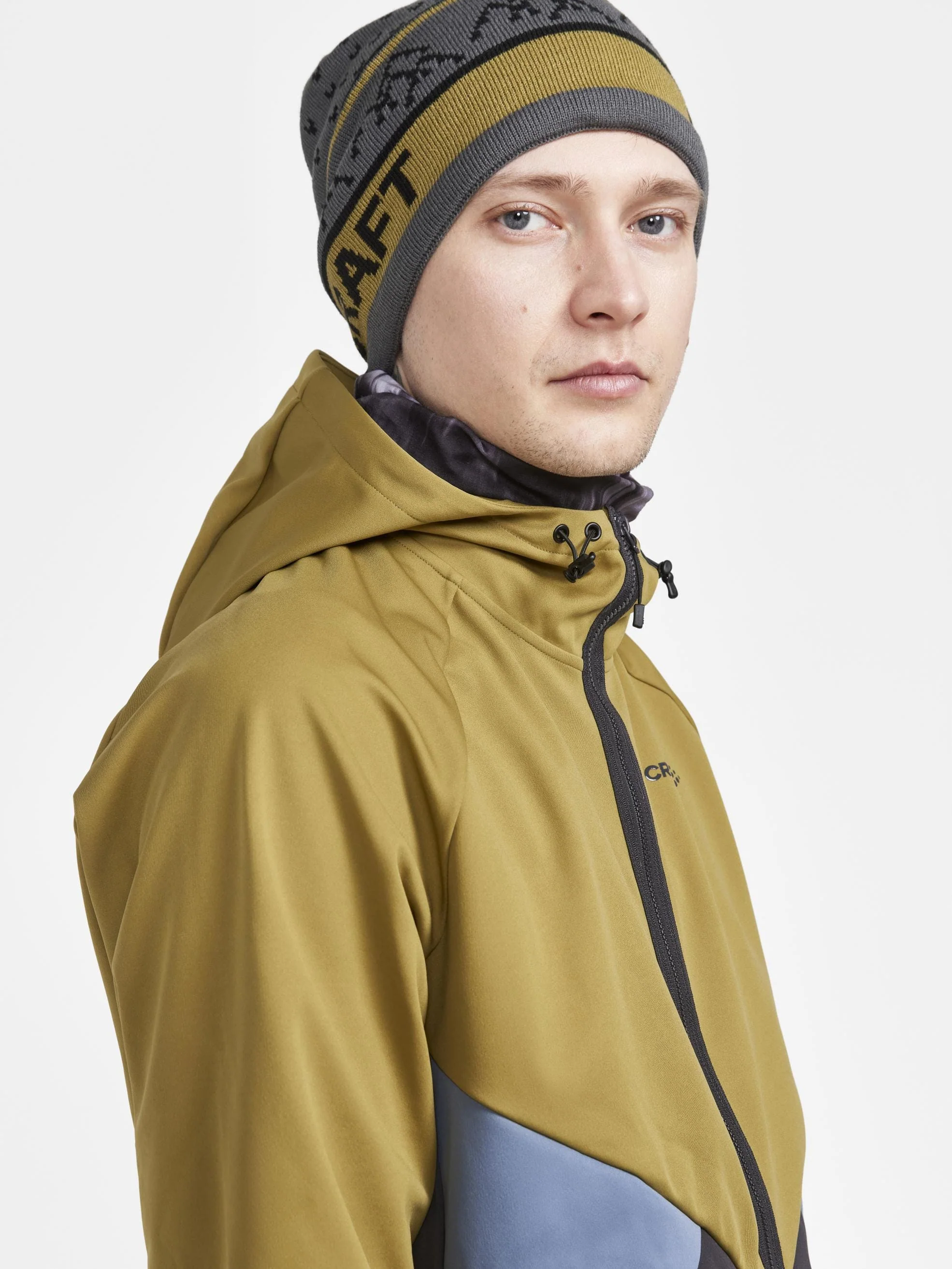 Men's Glide Hood Jacket - ALGAE-SLATE - Image 3