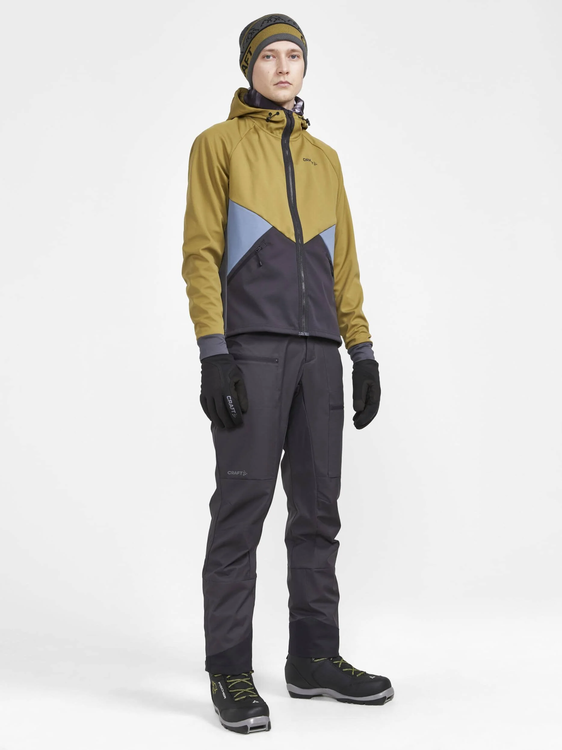 Men's Glide Hood Jacket - ALGAE-SLATE - Image 5