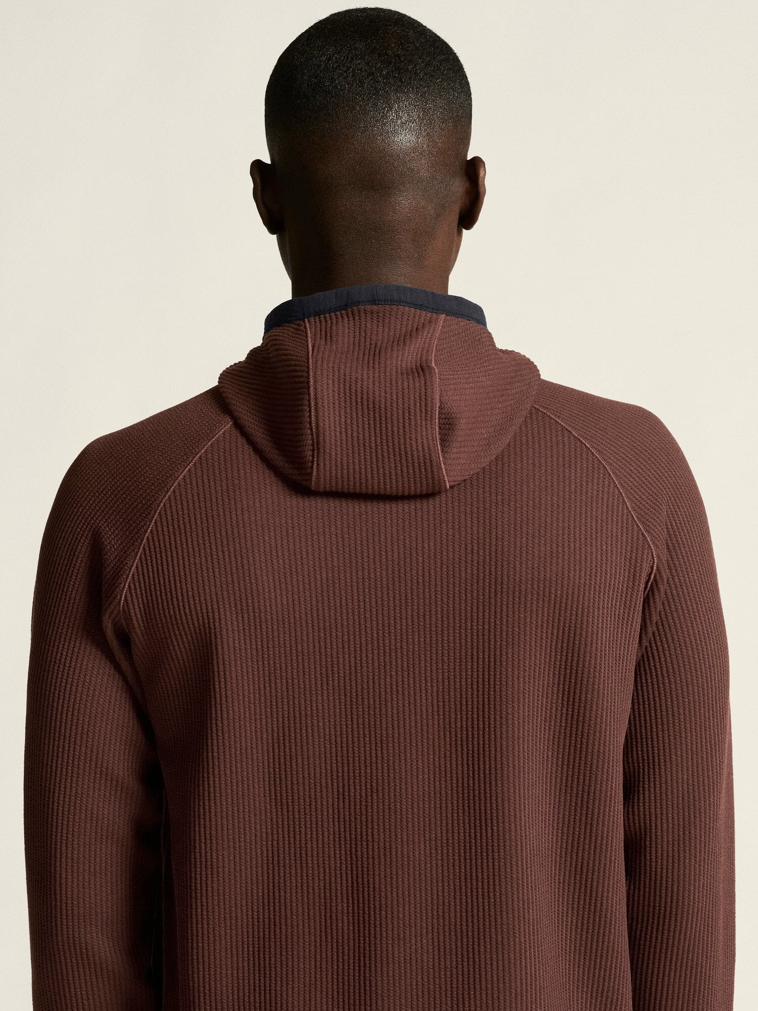 Men's Grid Hood - Prune - Image 5