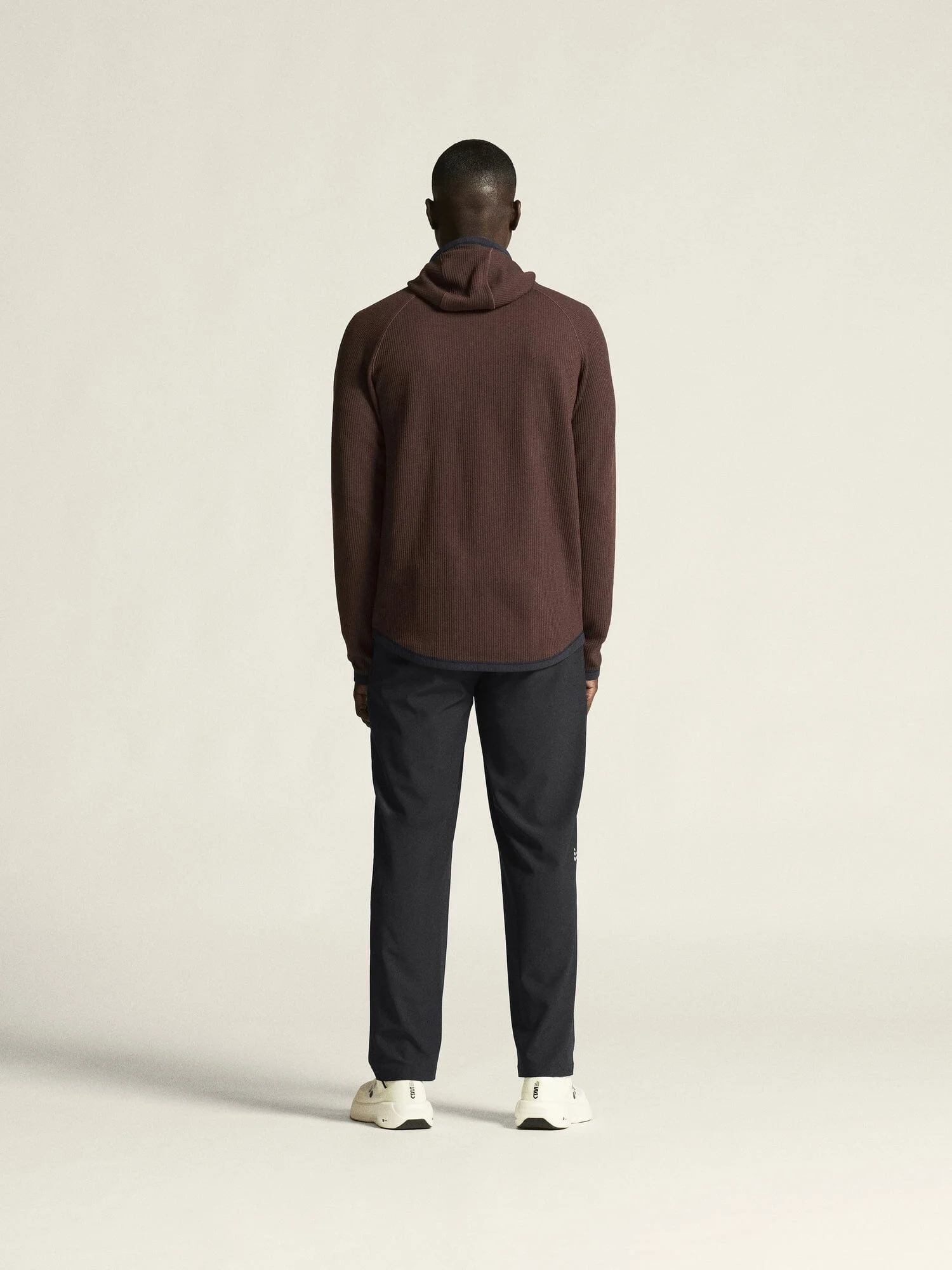 Men's Grid Hood - Prune - Image 7