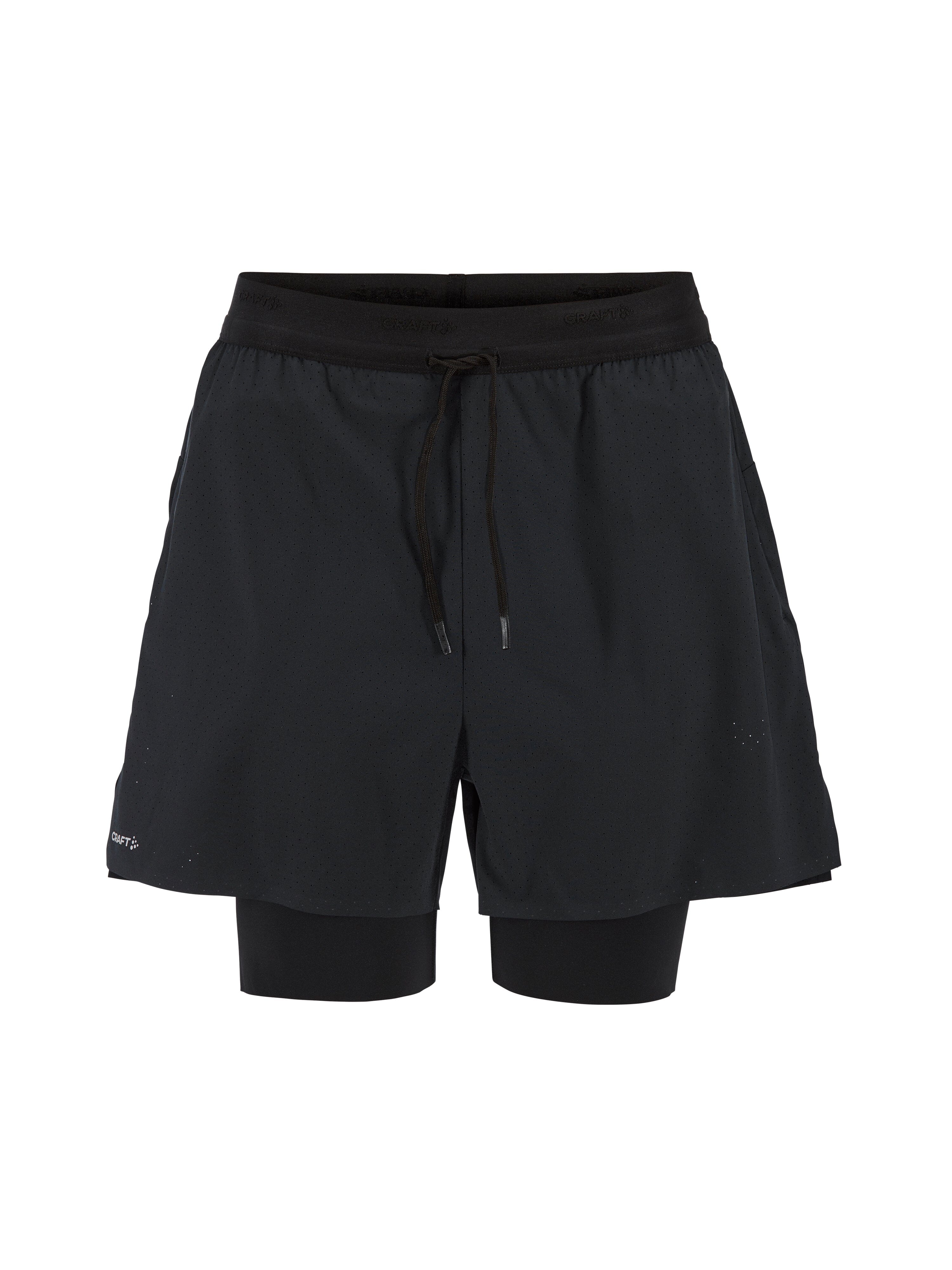 Men's Hypervent 2-In-1 Shorts - Black - Image 7