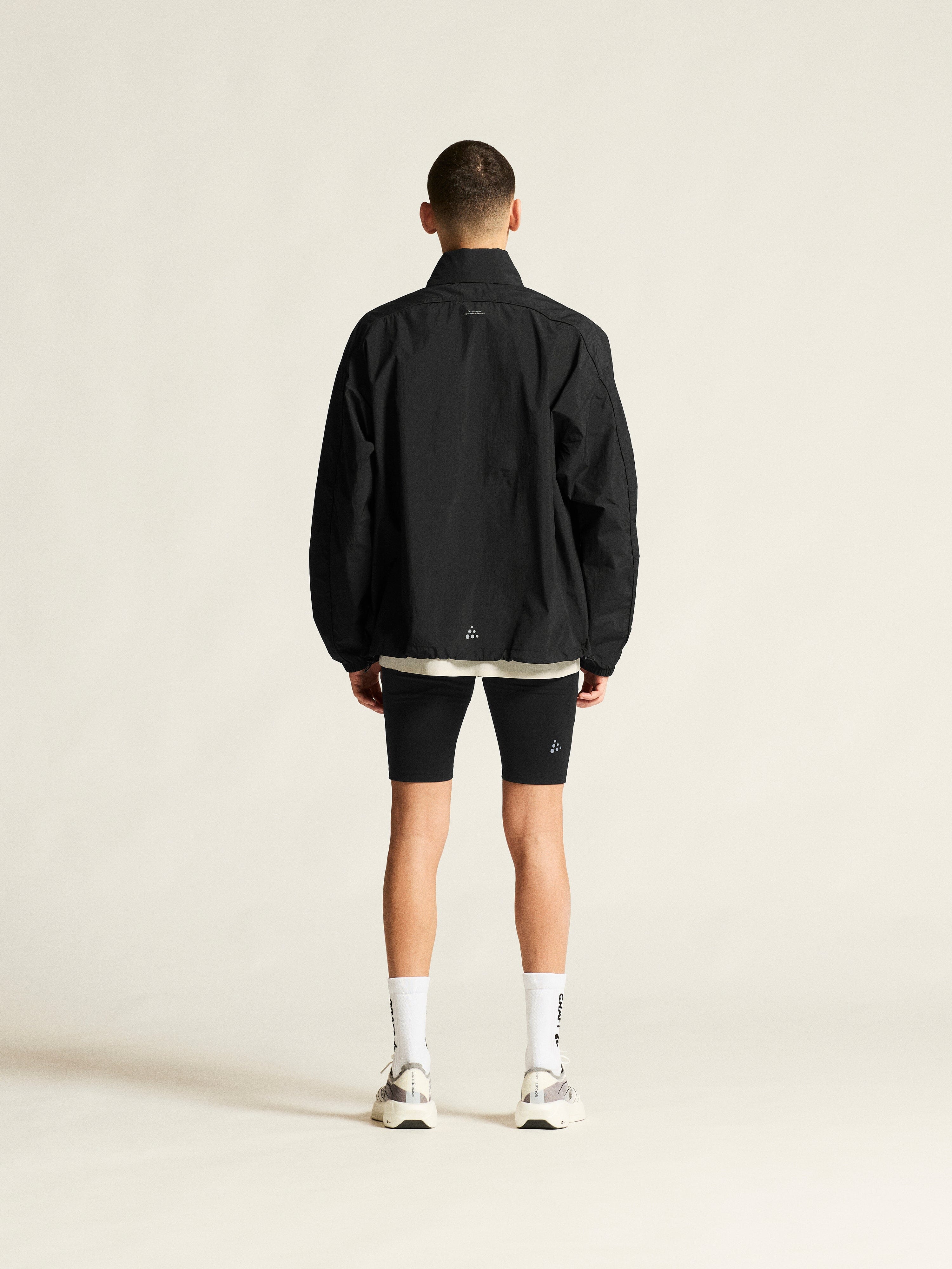 Men's Hypervent Oversized Wind Jacket - Black - Image 10