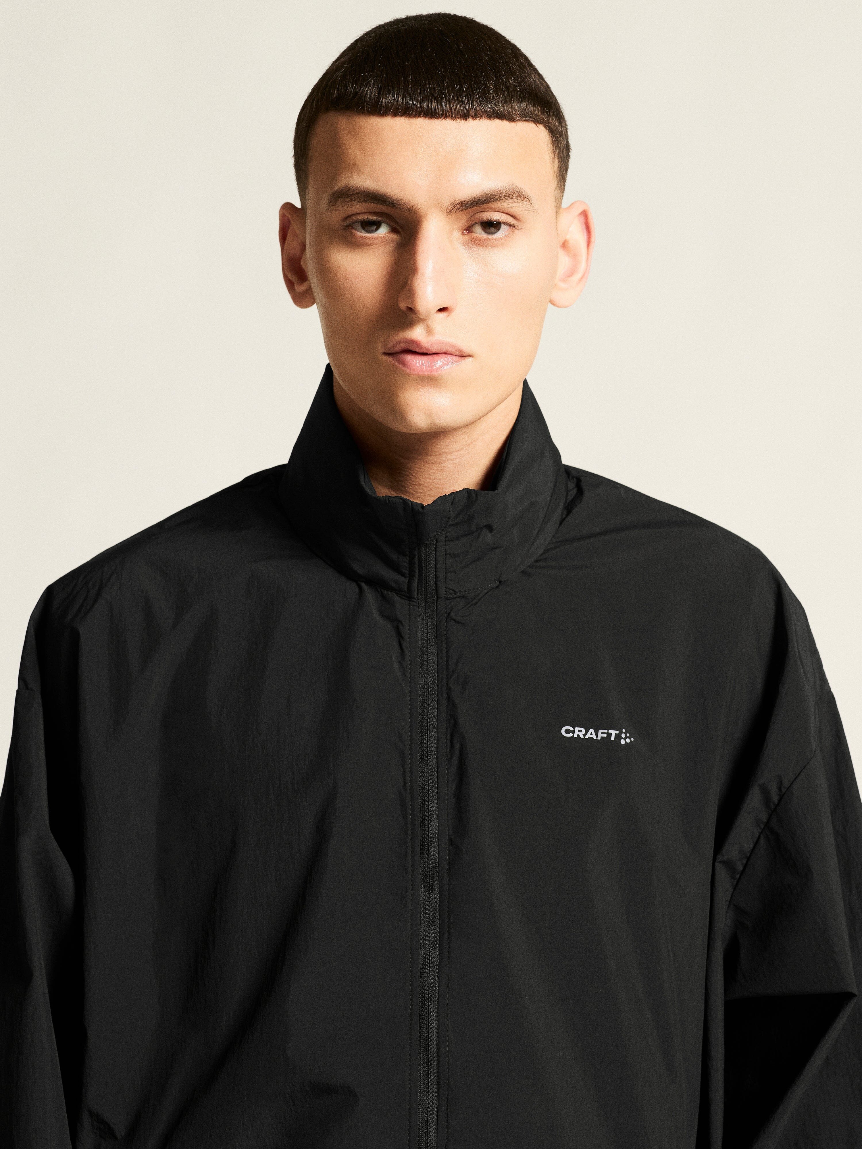 Men's Hypervent Oversized Wind Jacket - Black - Image 3