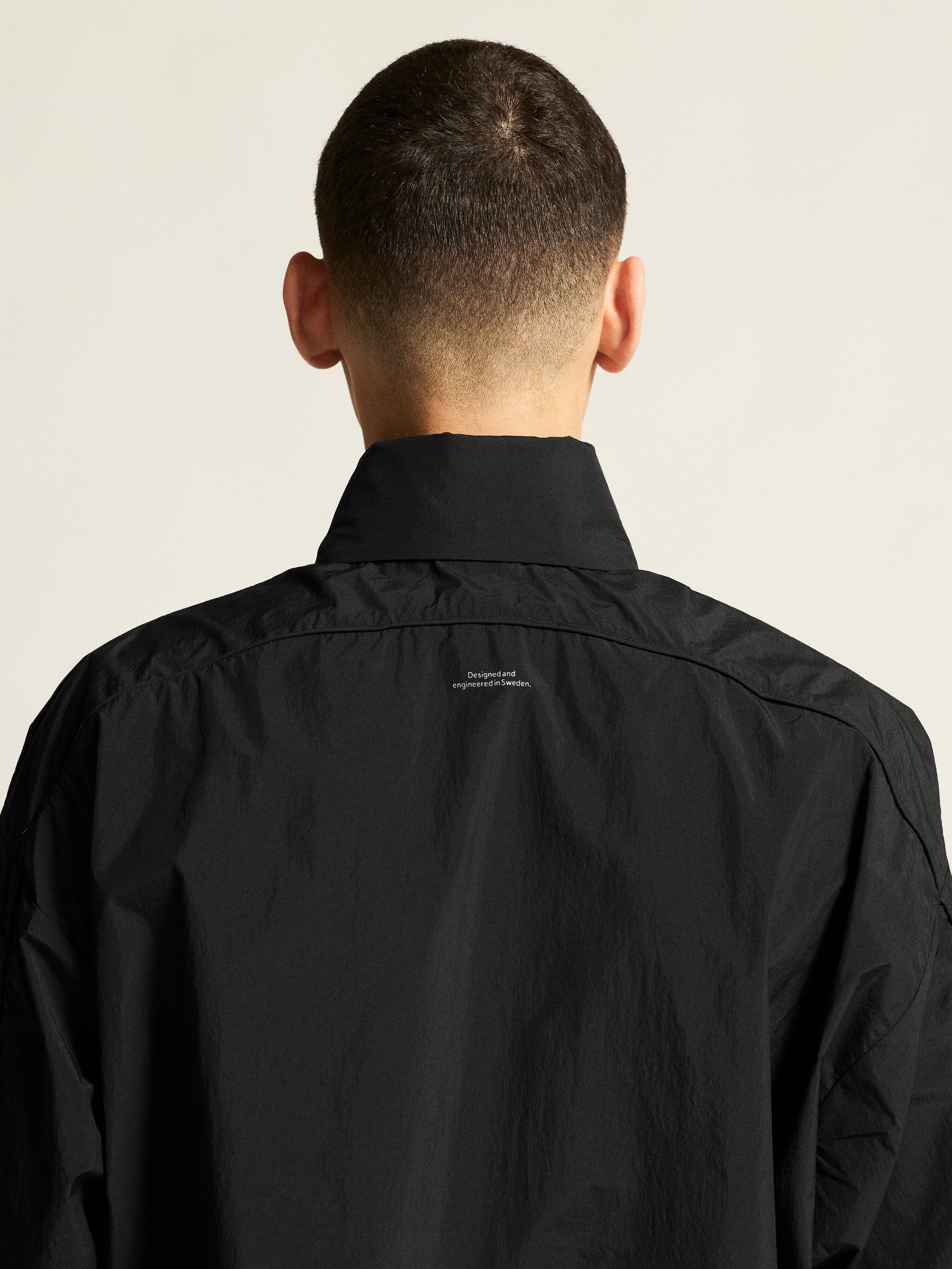 Men's Hypervent Oversized Wind Jacket - Black - Image 5