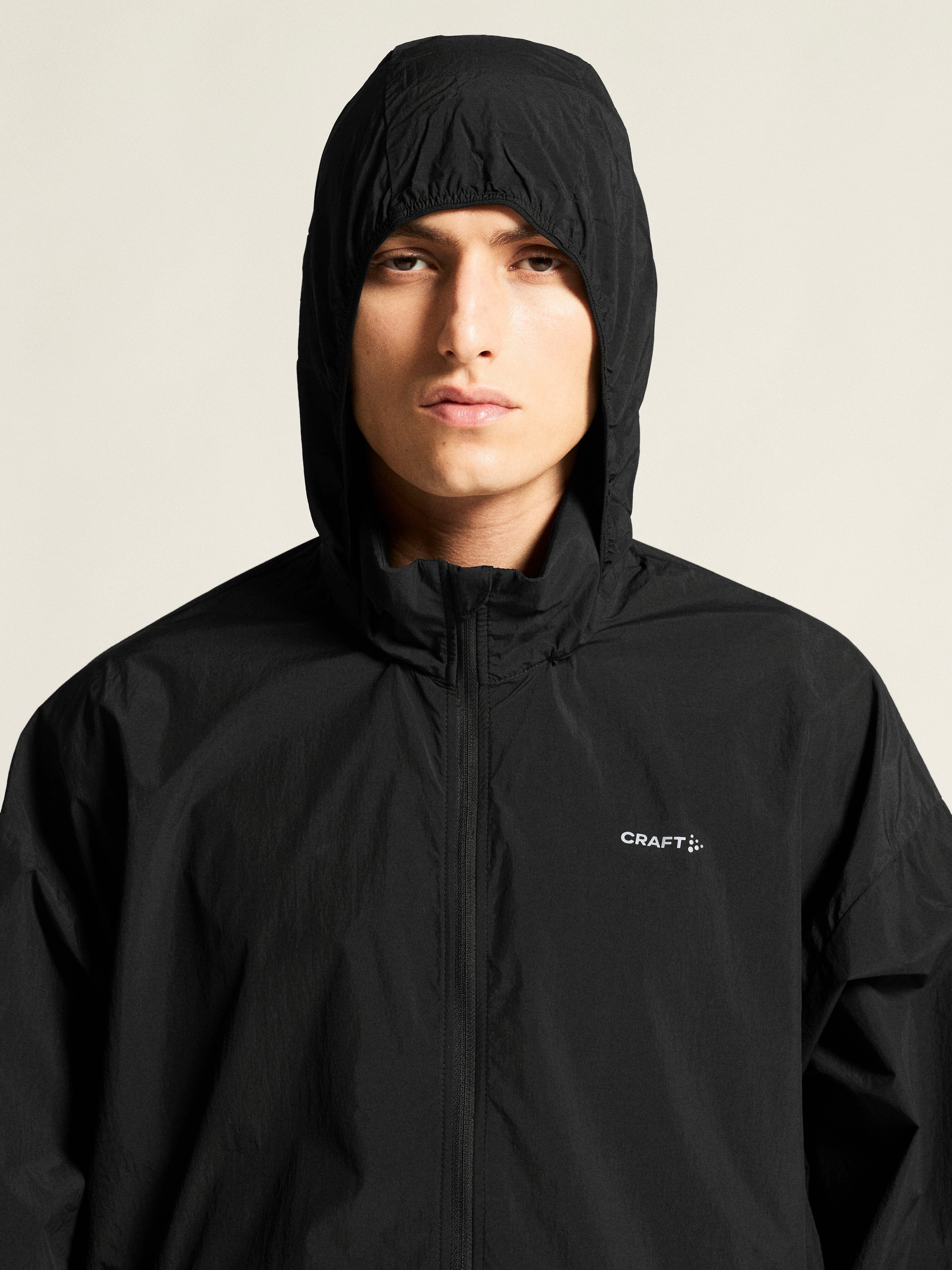 Men's Hypervent Oversized Wind Jacket - Black - Image 6