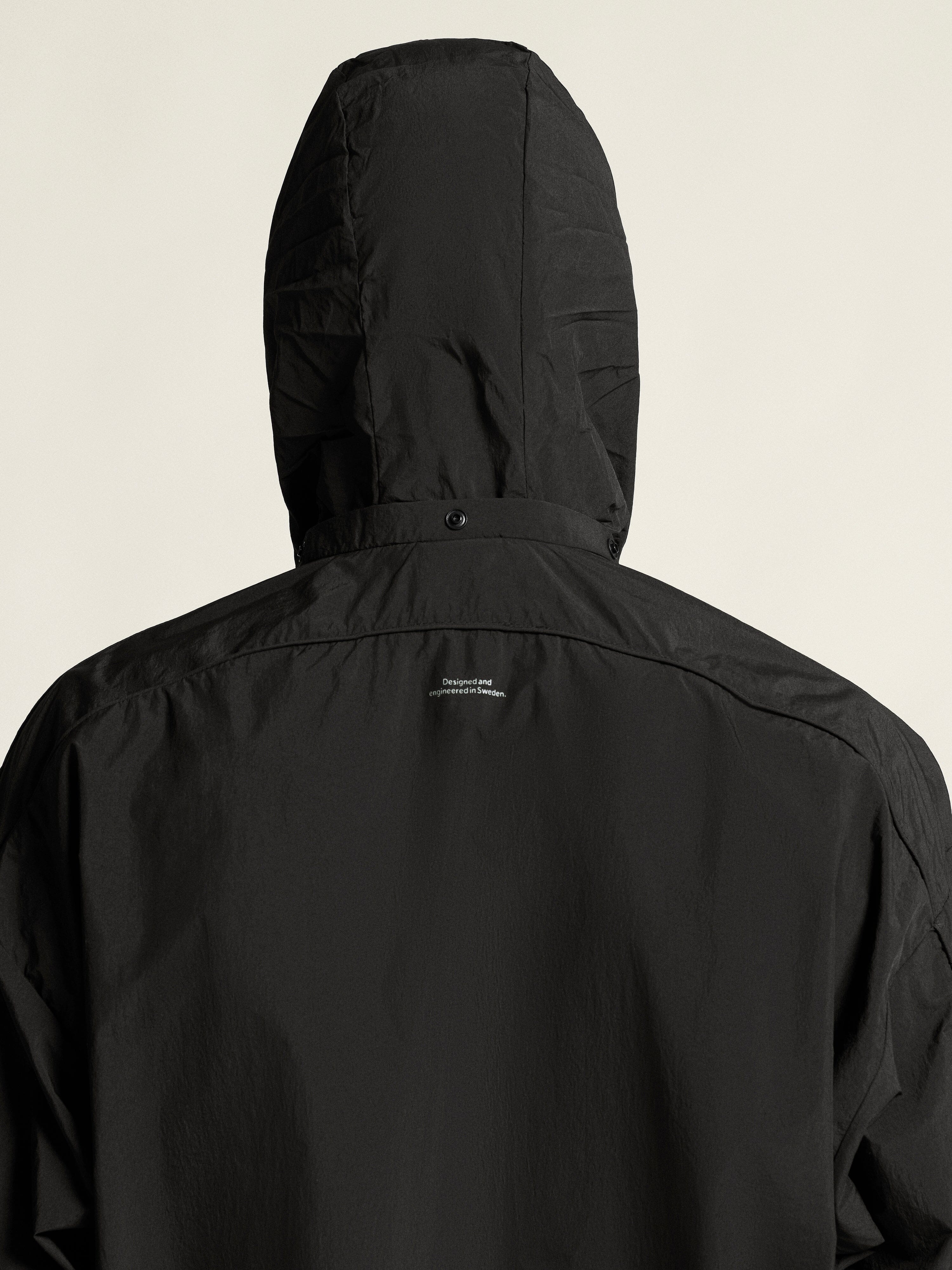 Men's Hypervent Oversized Wind Jacket - Black - Image 7