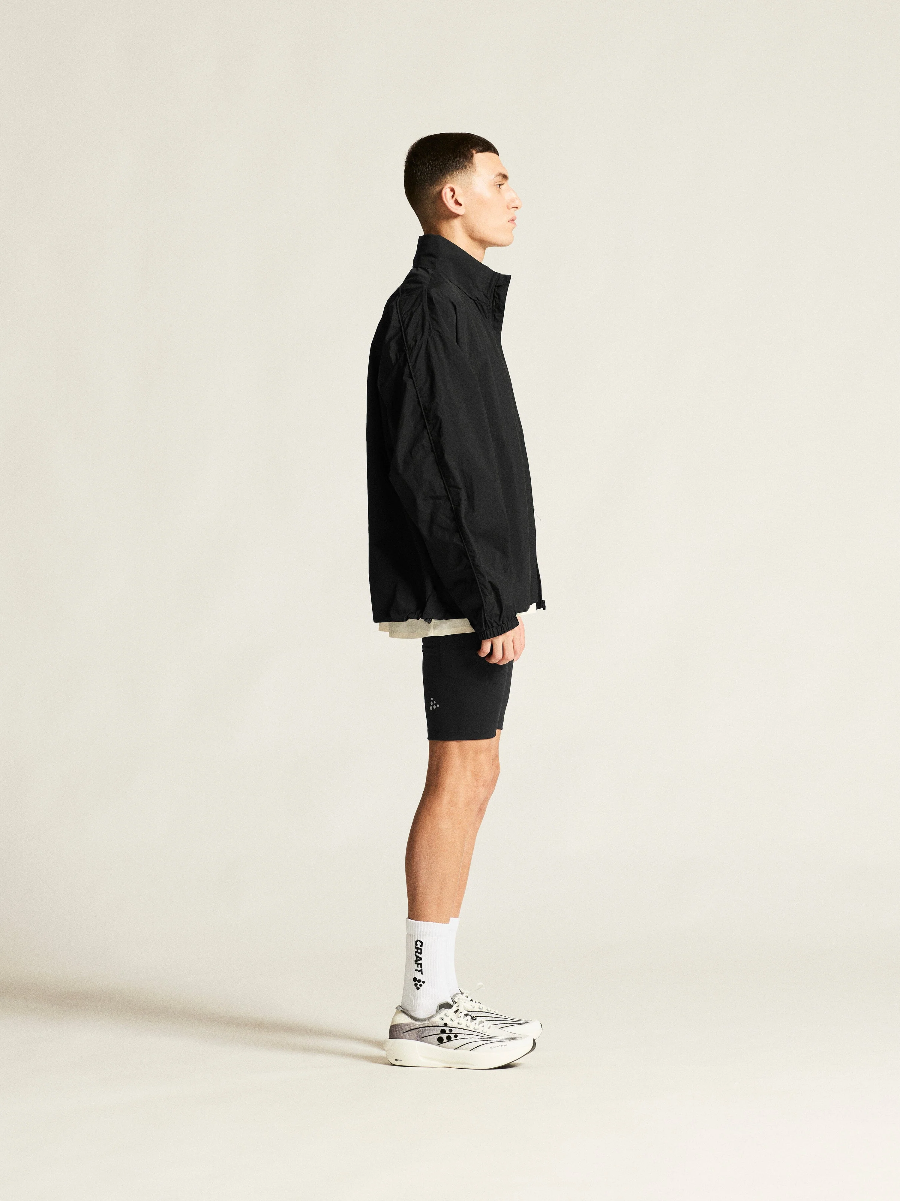 Men's Hypervent Oversized Wind Jacket - Black - Image 9