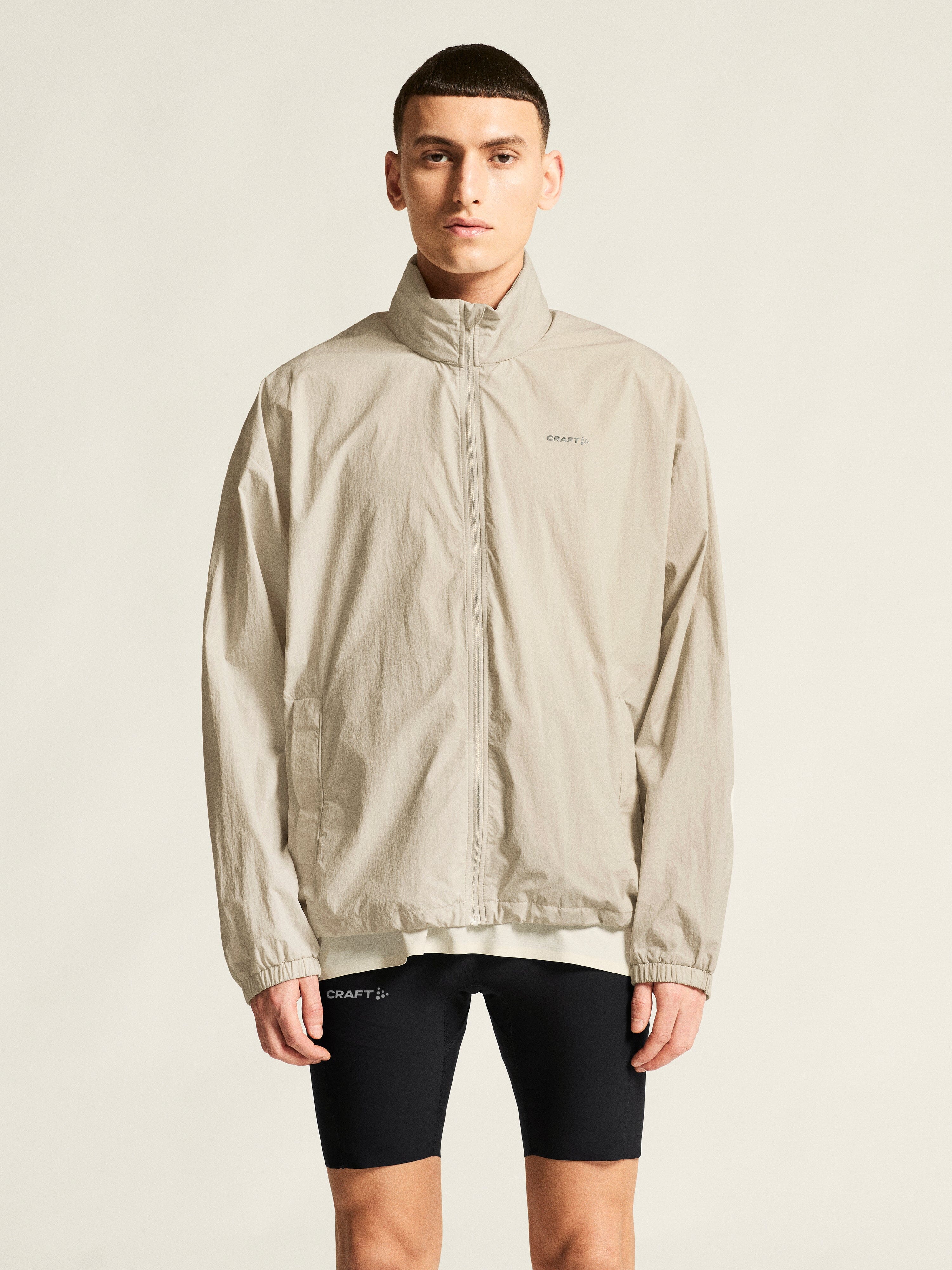 Men's Hypervent Oversized Wind Jacket - Plaster - Image 2