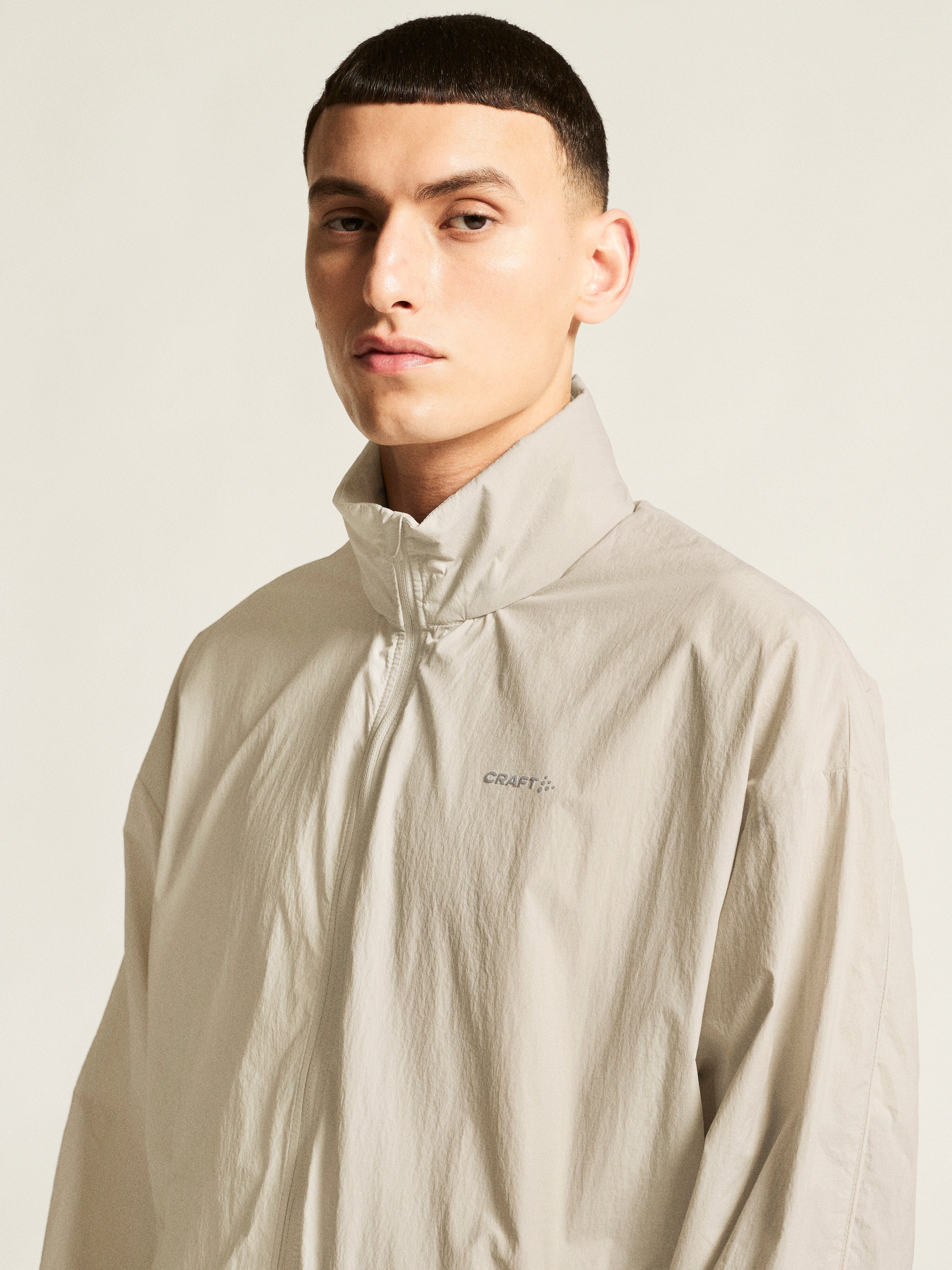 Men's Hypervent Oversized Wind Jacket - Plaster - Image 3