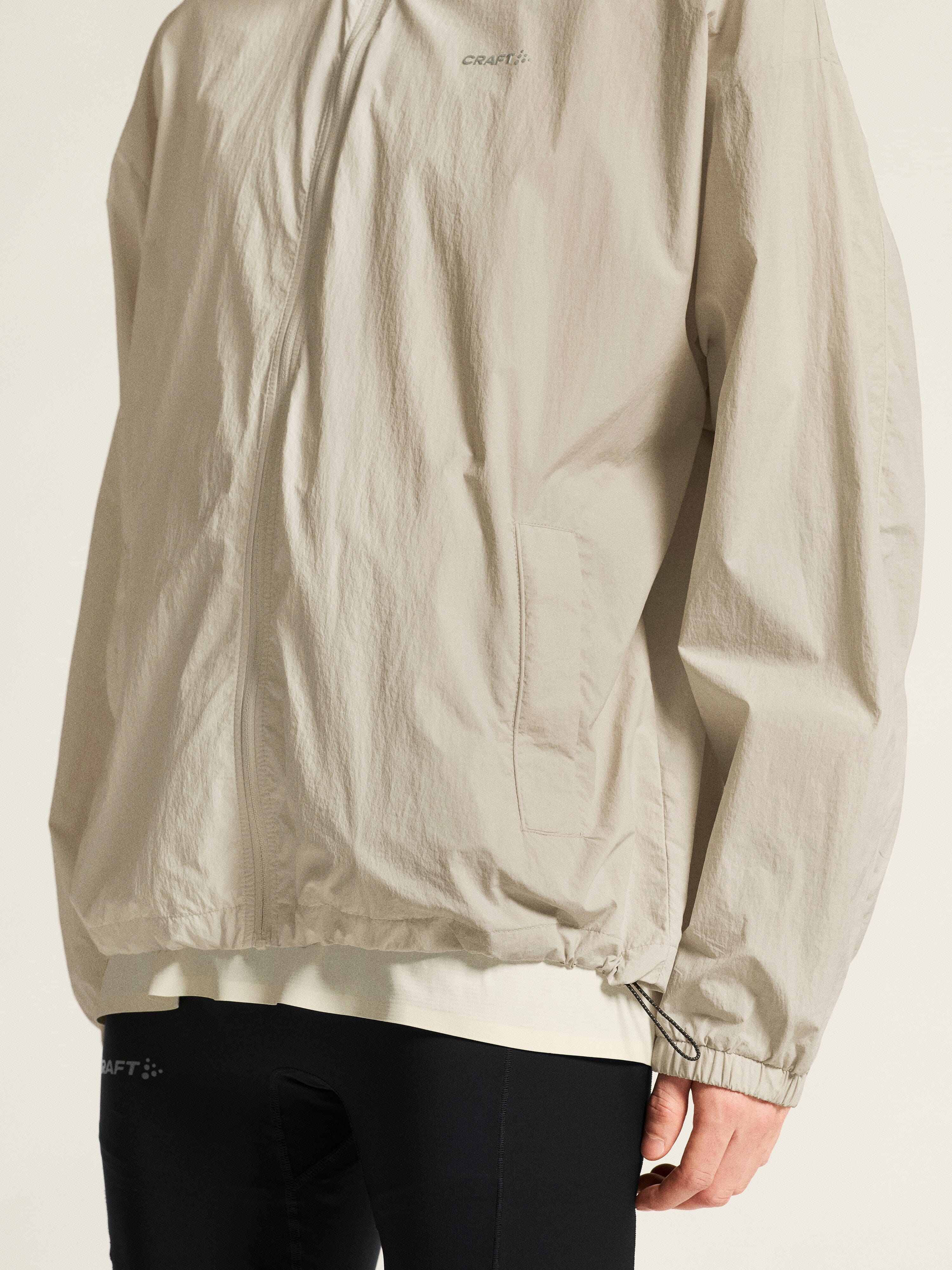 Men's Hypervent Oversized Wind Jacket - Plaster - Image 4