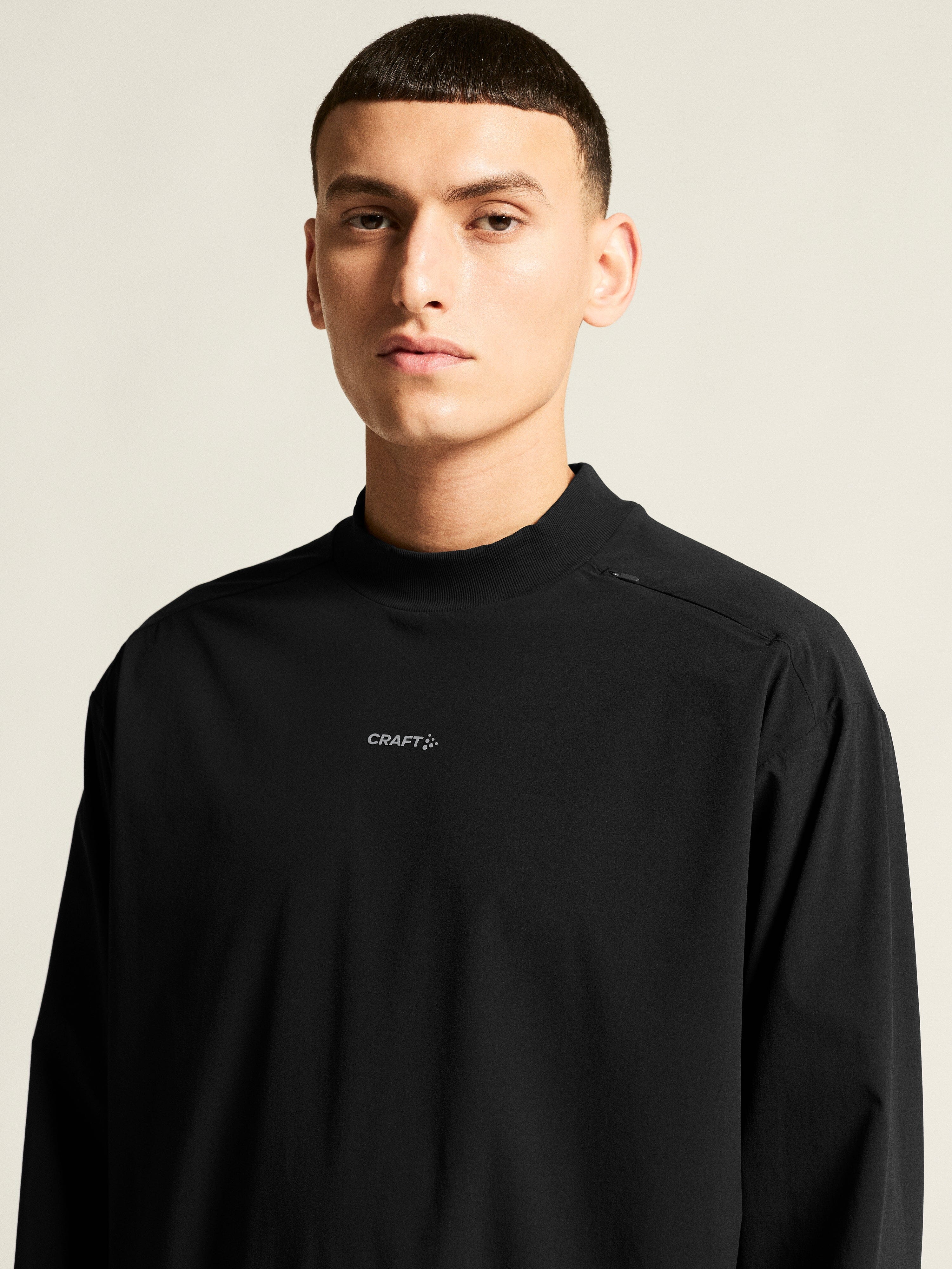 Men's Hypervent Wind Top - Black - Image 3