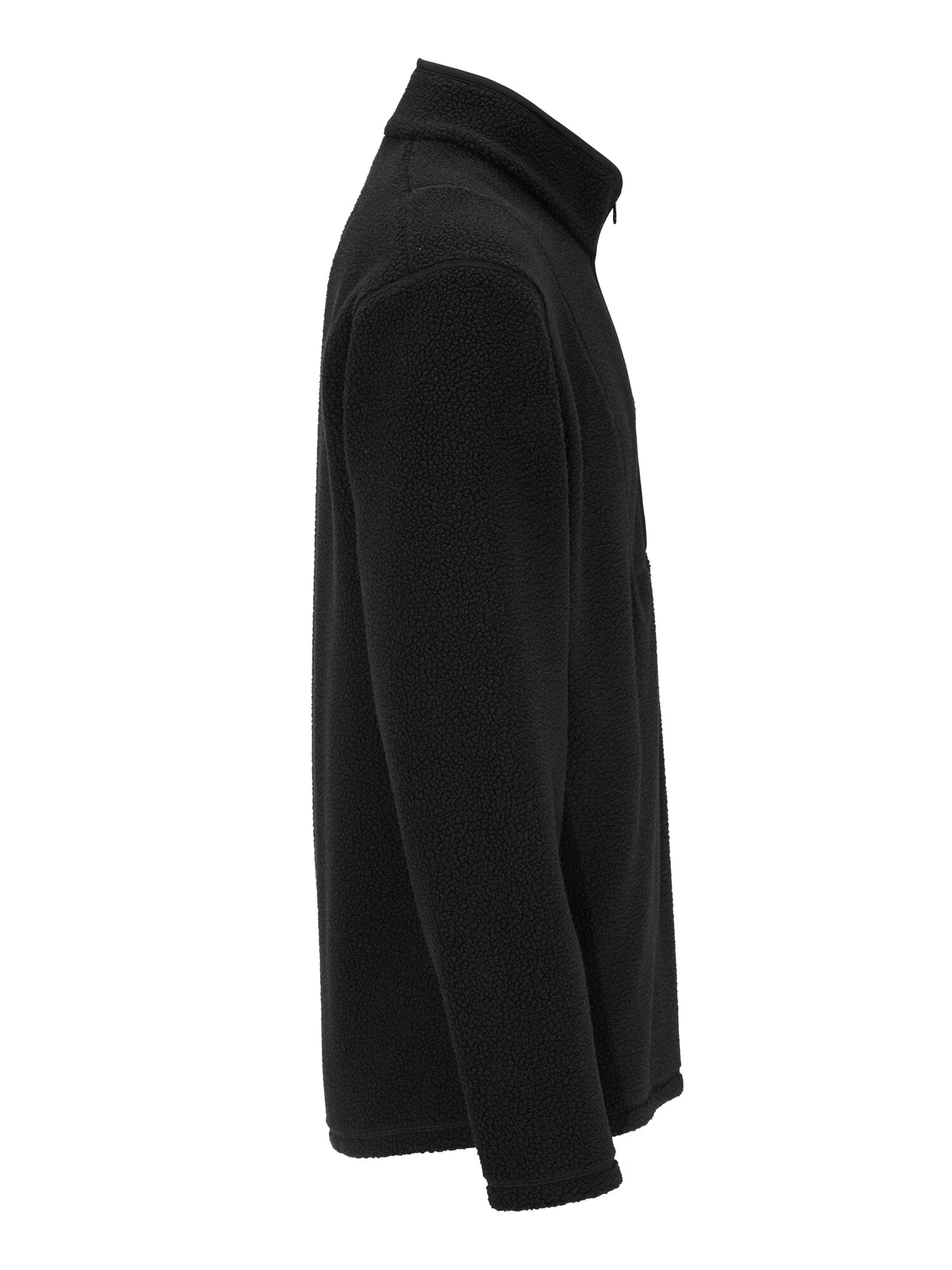 Men's Join Pile Fleece Half-Zip - Black - Image 10