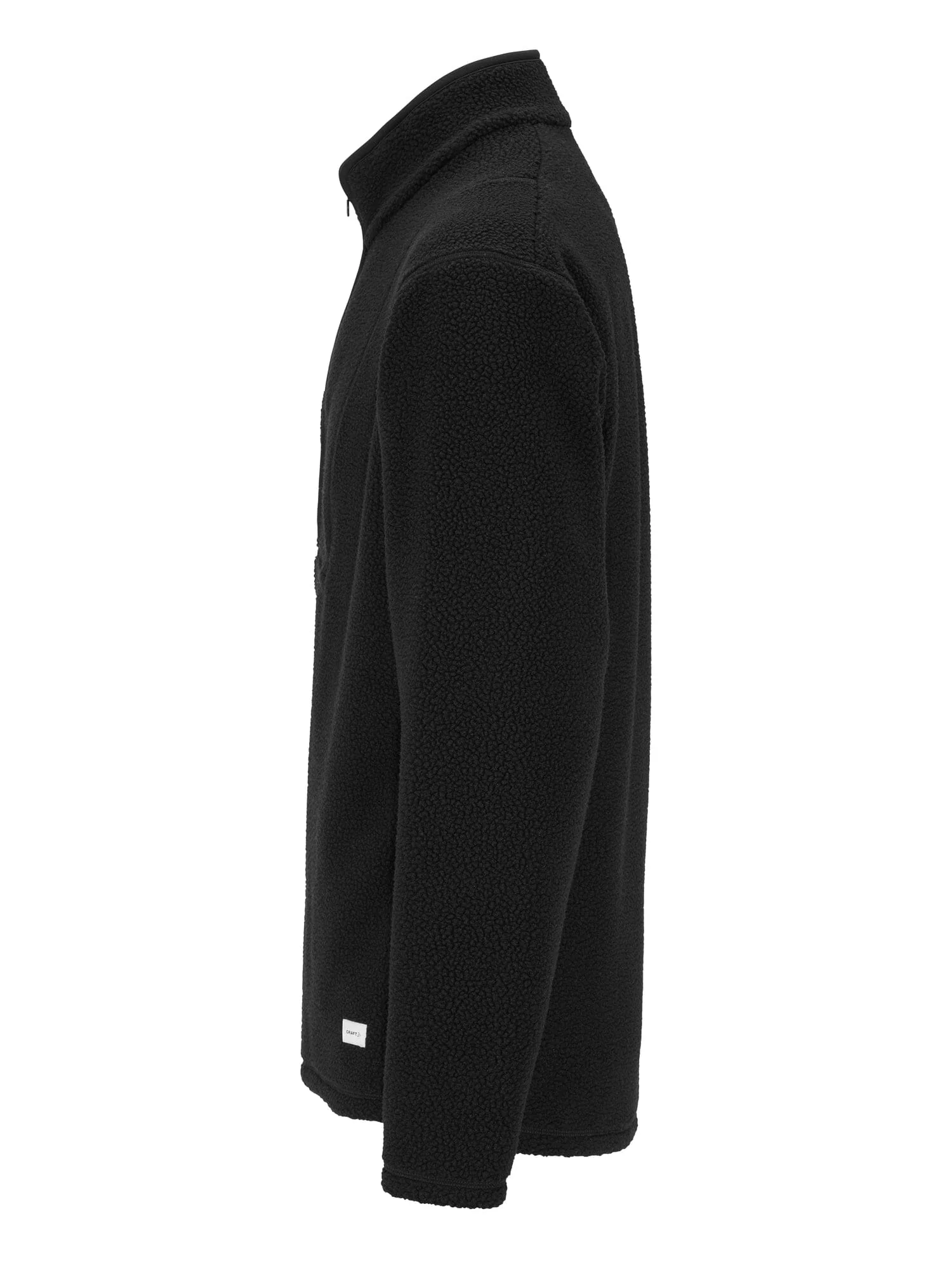 Men's Join Pile Fleece Half-Zip - Black - Image 9
