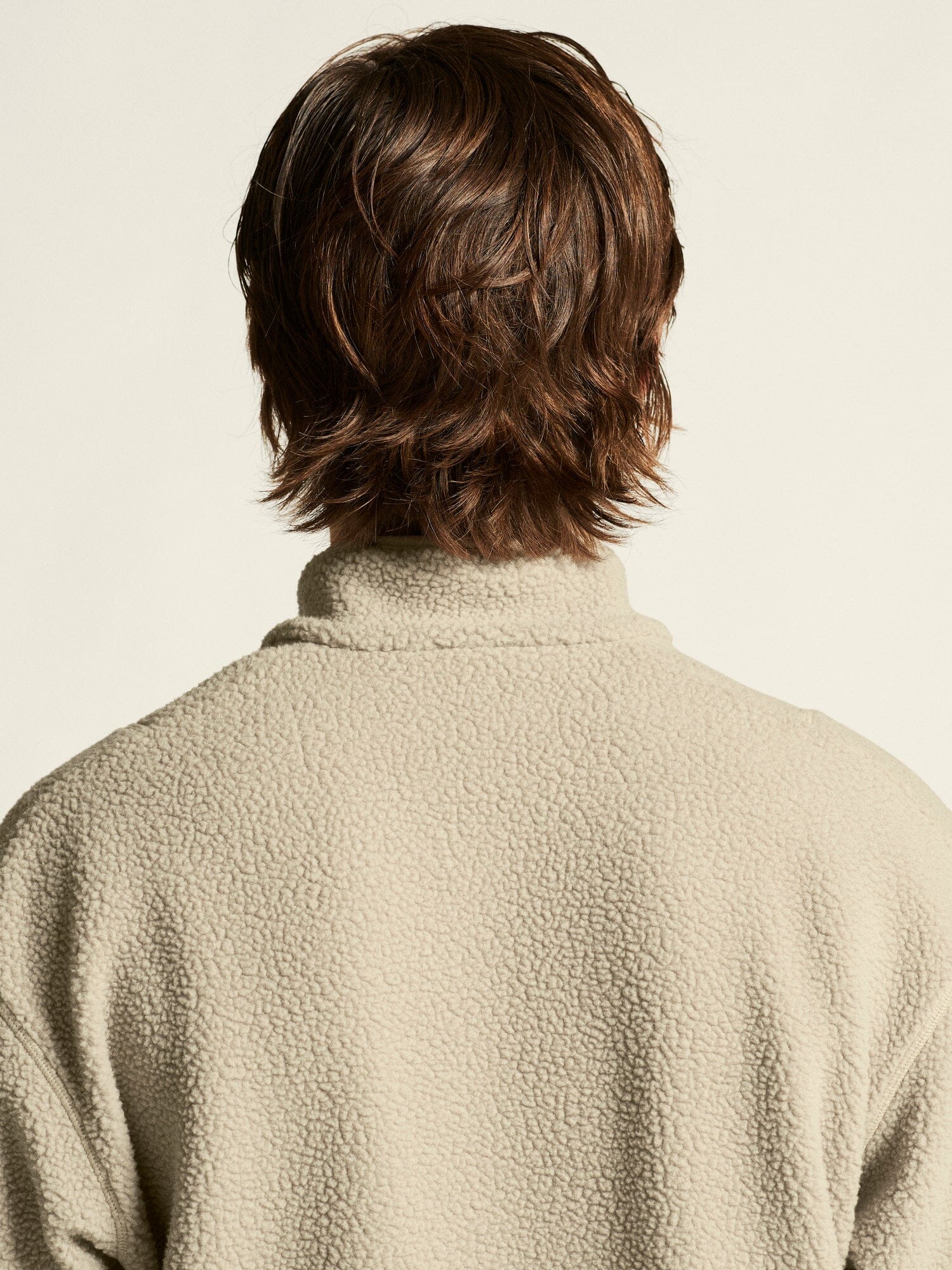 Men's Join Pile Fleece Half-Zip - Hay - Image 5