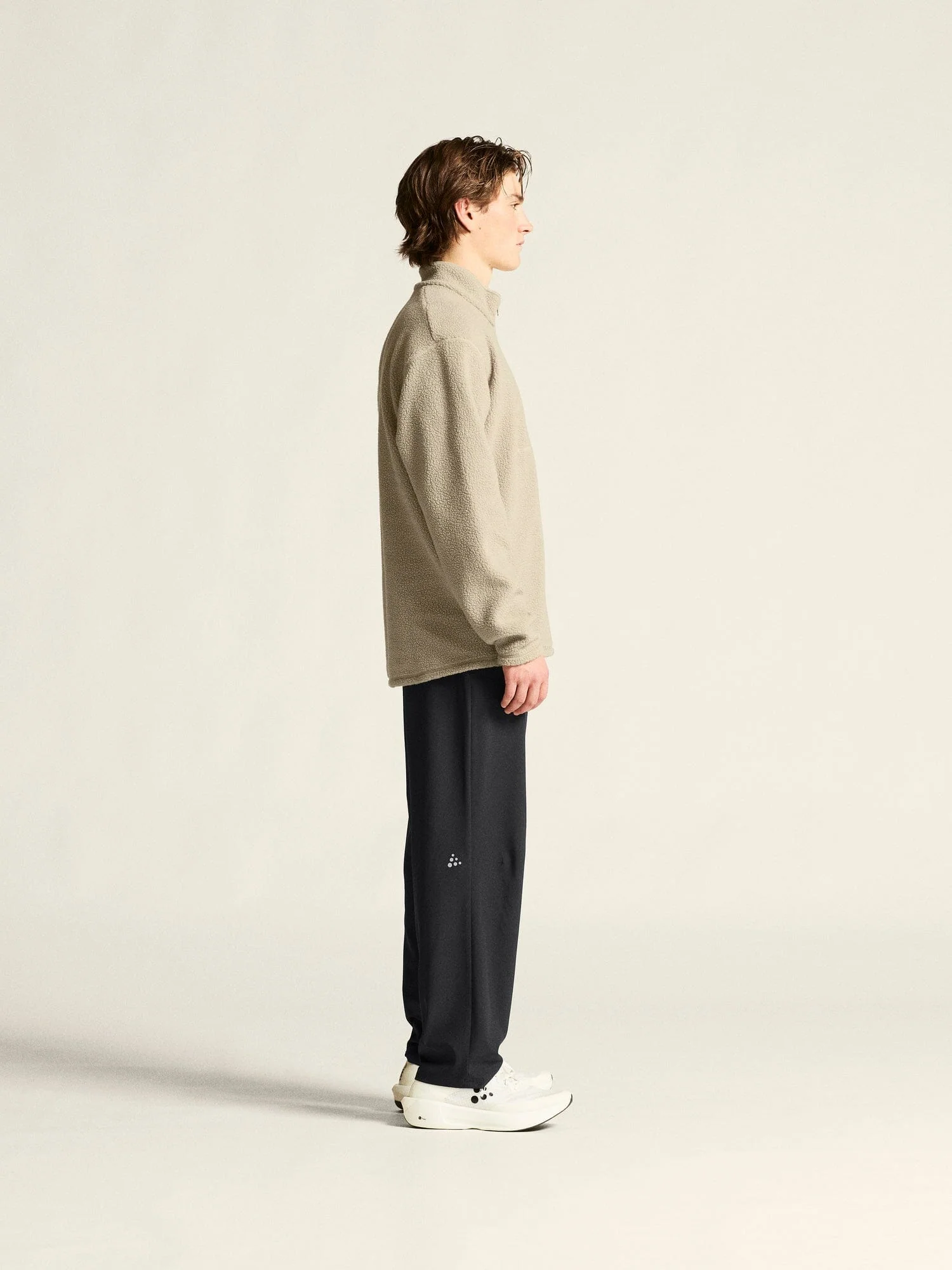 Men's Join Pile Fleece Half-Zip - Hay - Image 6