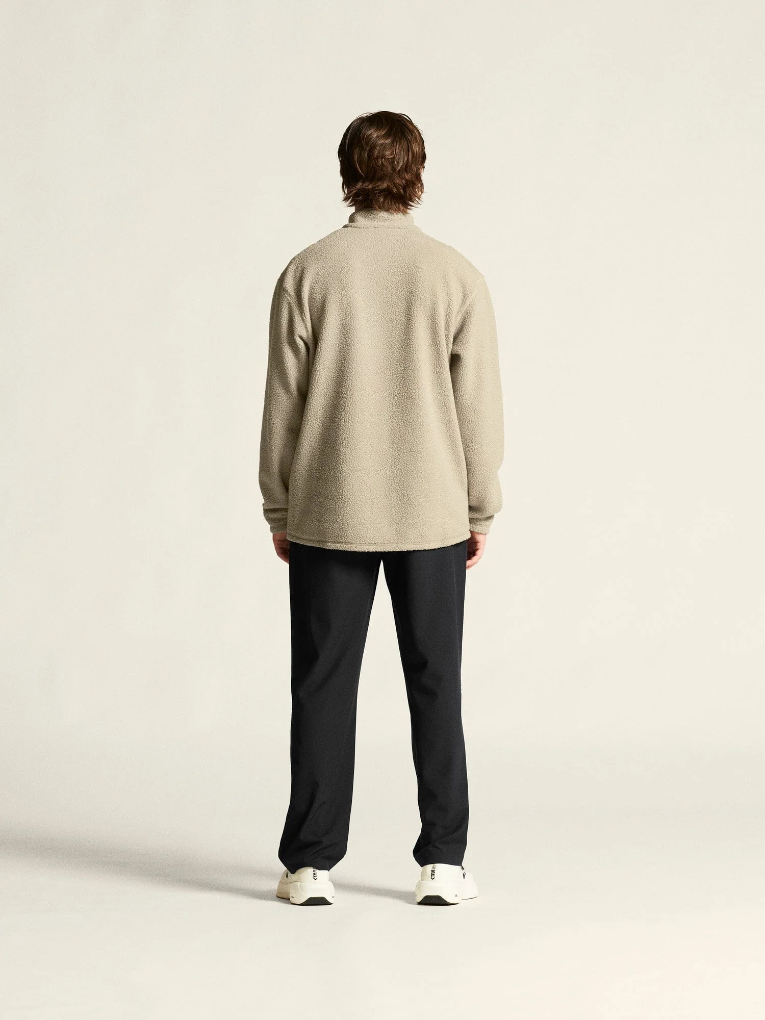 Men's Join Pile Fleece Half-Zip - Hay - Image 7