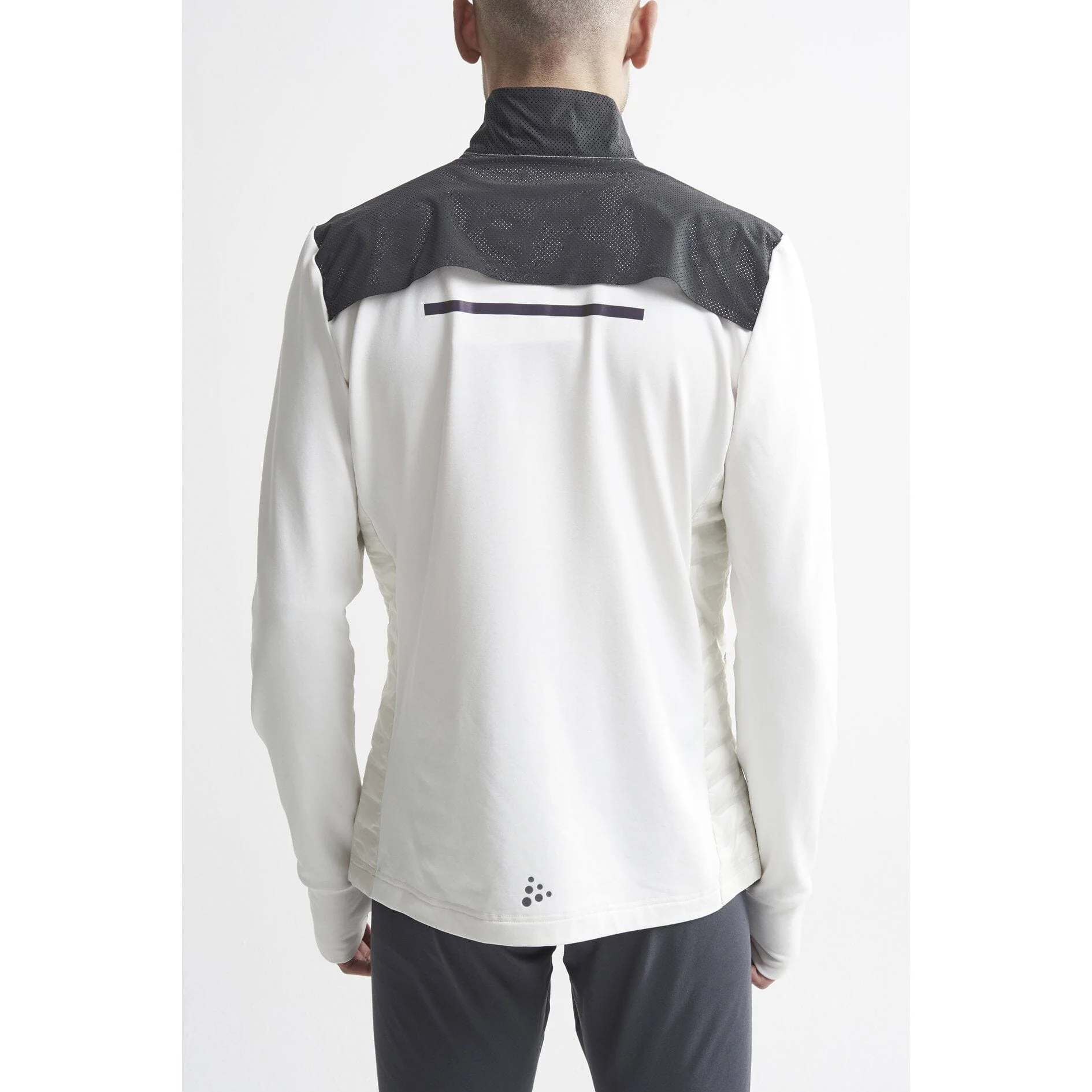 Men's Lumen SubZ Running Jacket - TOFU/BLACK - Image 3