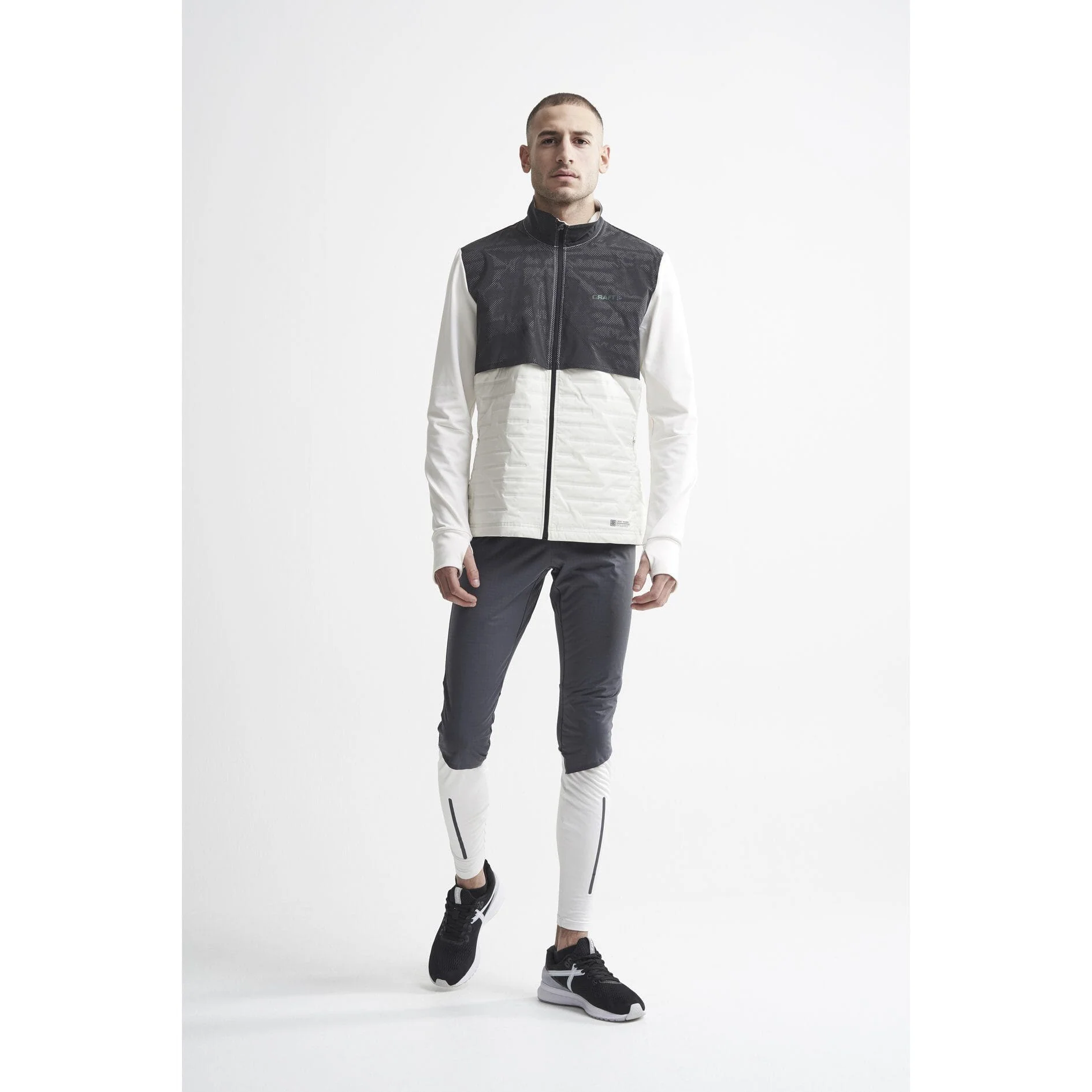 Men's Lumen SubZ Running Jacket - TOFU/BLACK - Image 5