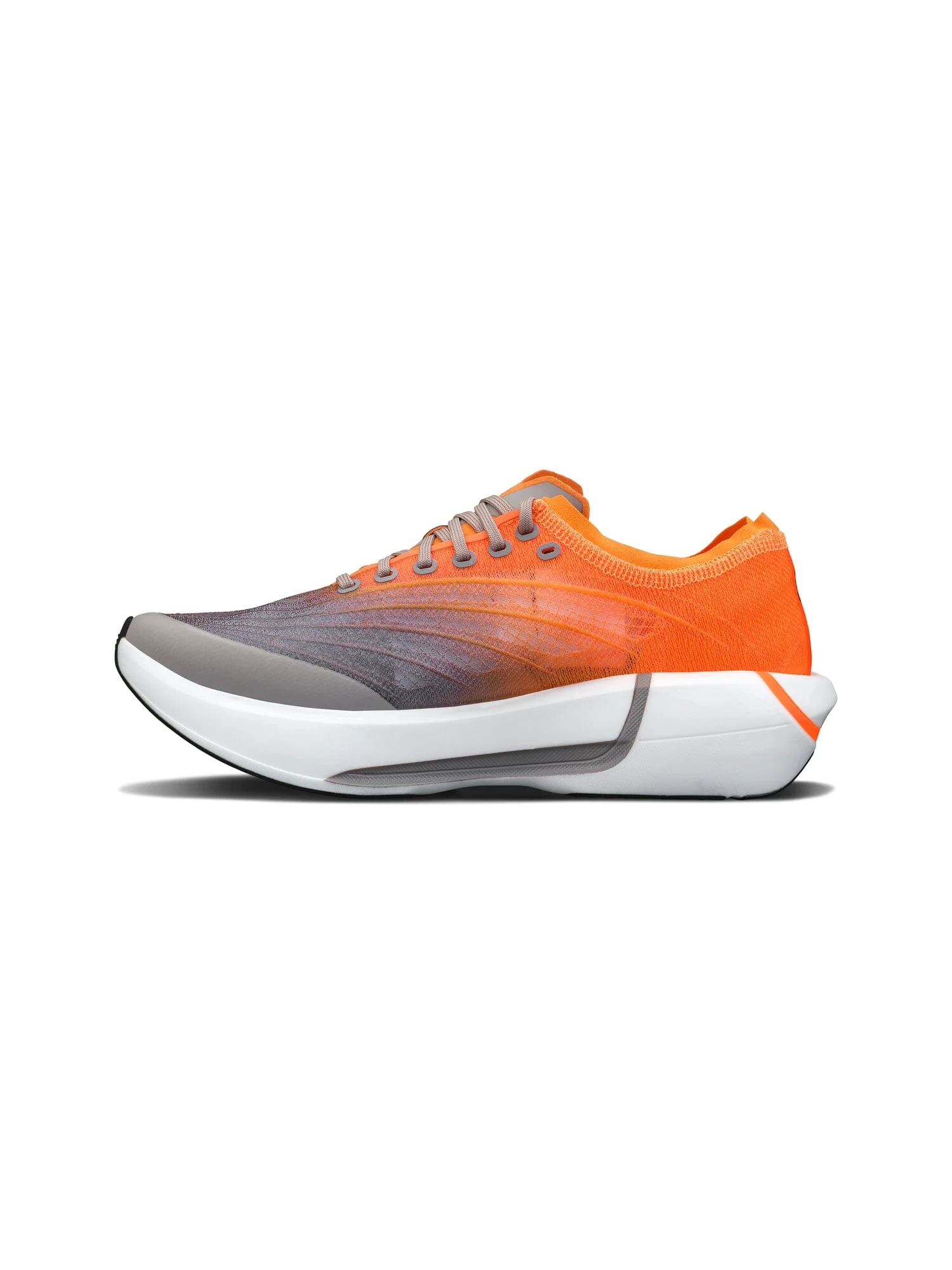 Men's Nordlite Tempo Running Shoe - Orange/Grey - Image 2