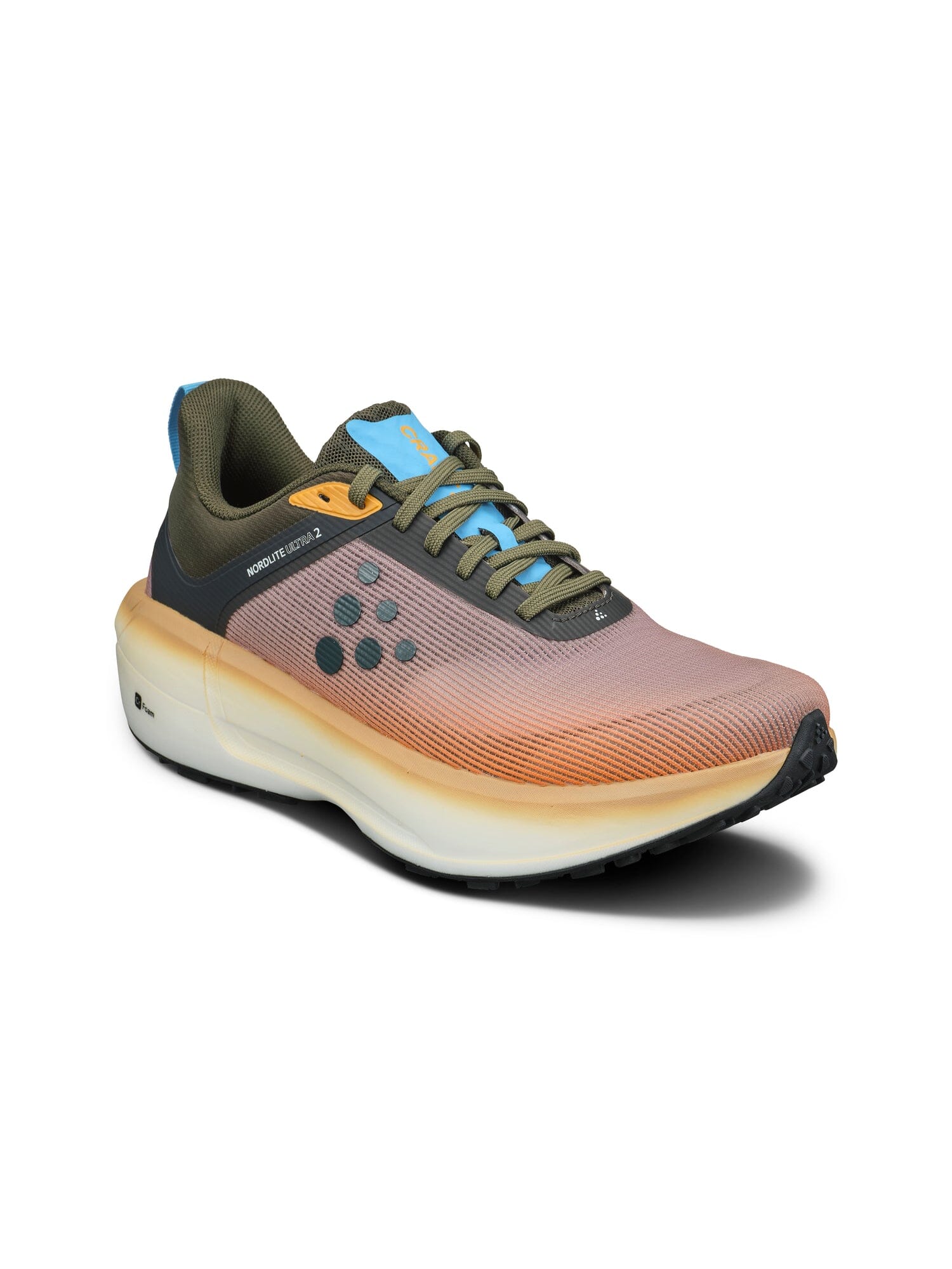 Men's Nordlite Ultra 2 Running Shoe - Orange/Contrast Green - Image 5