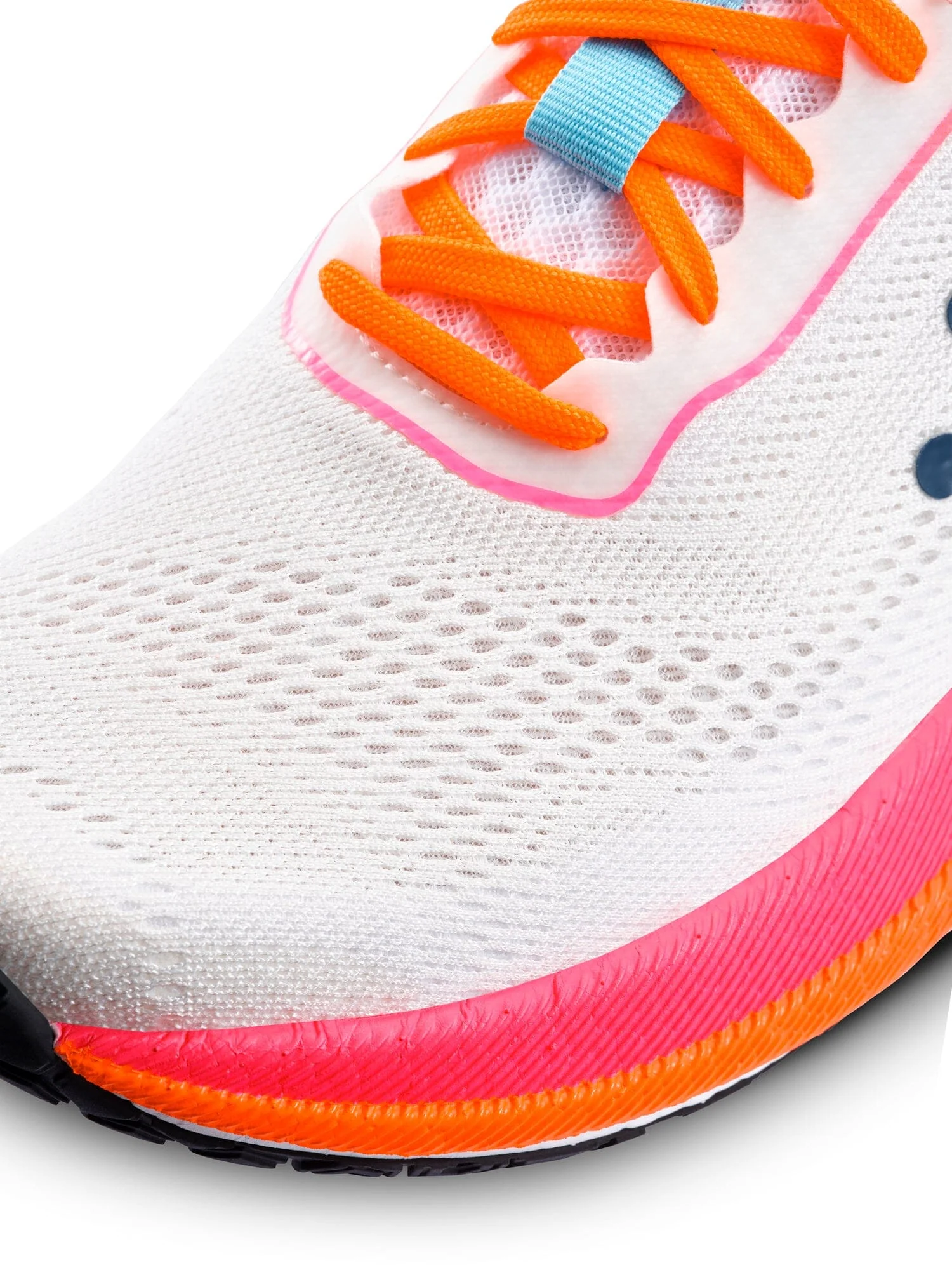 Men's Pacer 2 Running Shoe - White/Flourange - Image 3