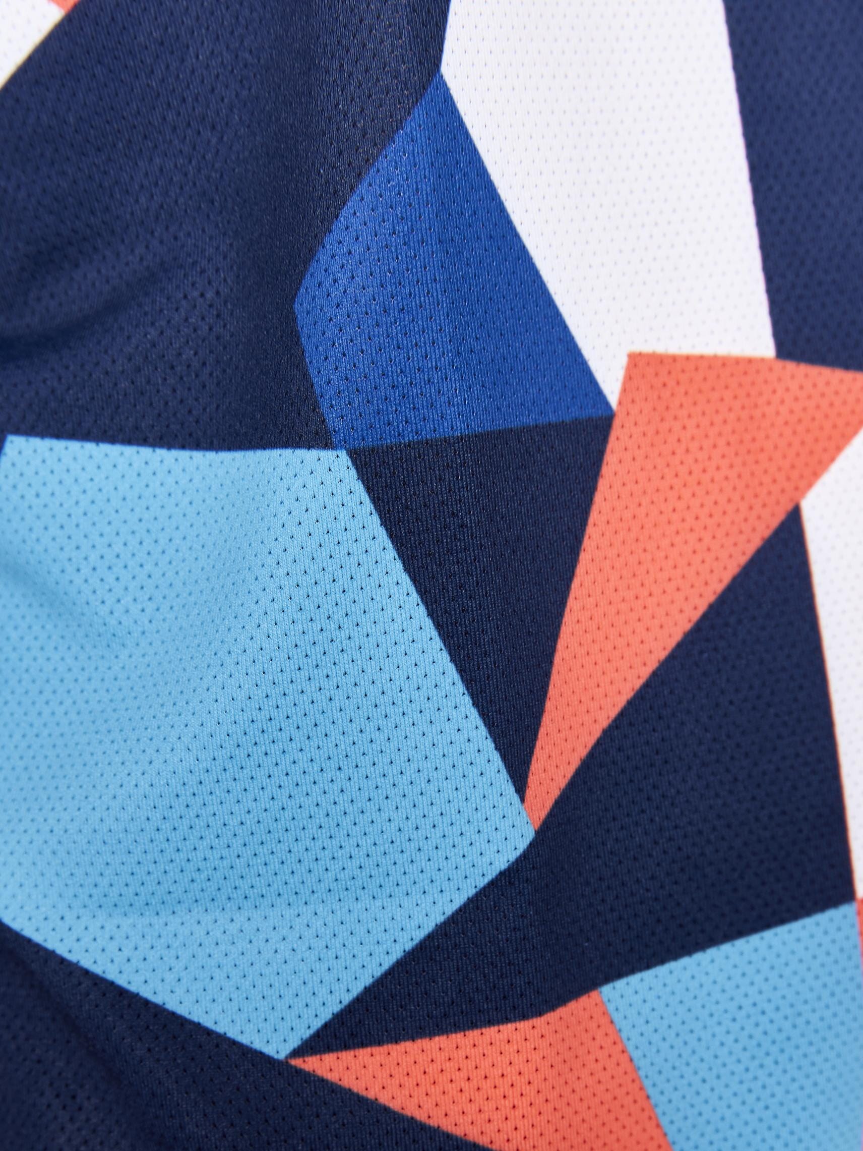 Men's Pro Dazzle Camo Running Singlet - BLAZE/P DAZZLE CAMO - Image 5