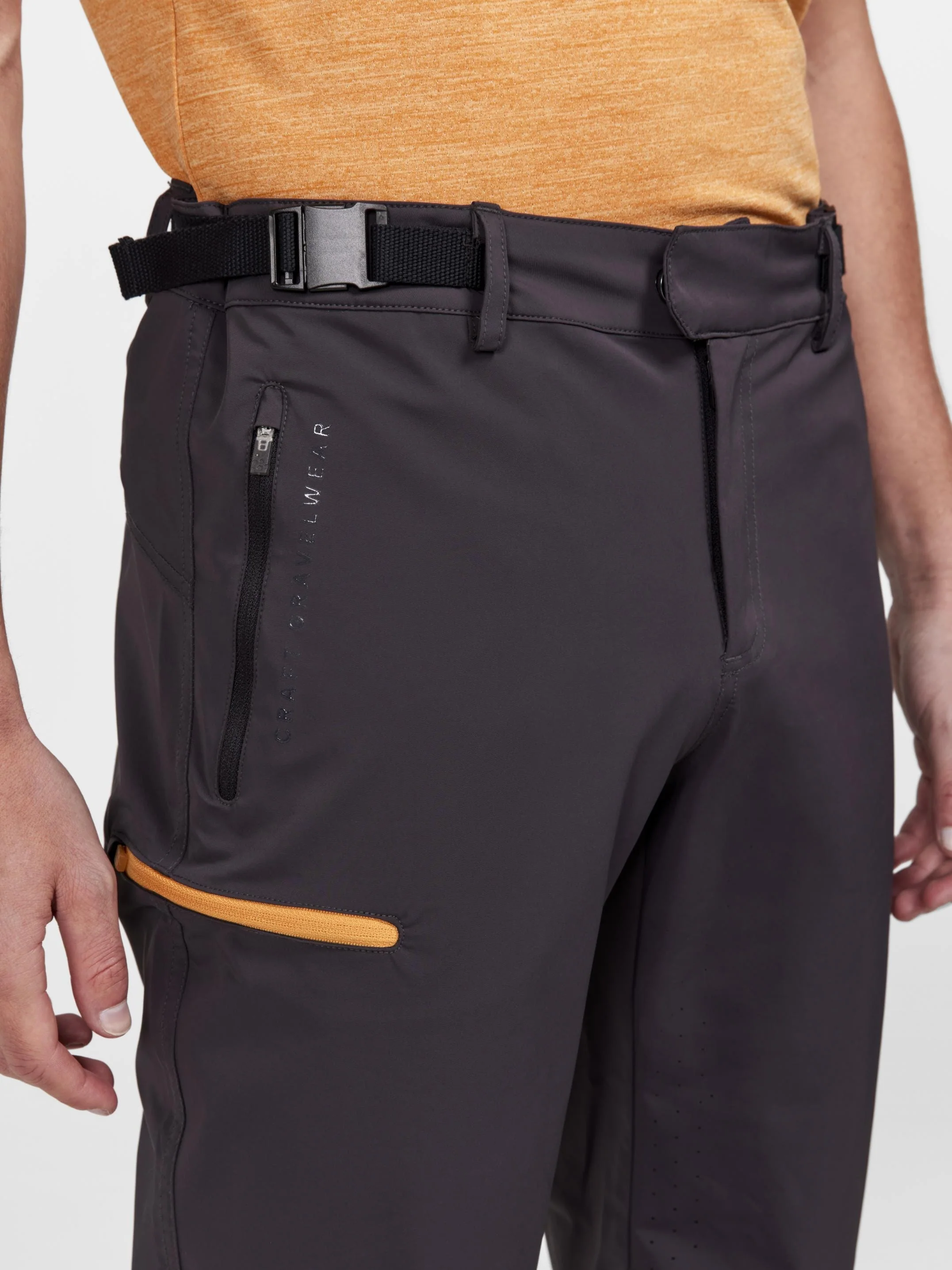 Men's Pro Gravel Bike Shorts - SLATE - Image 4