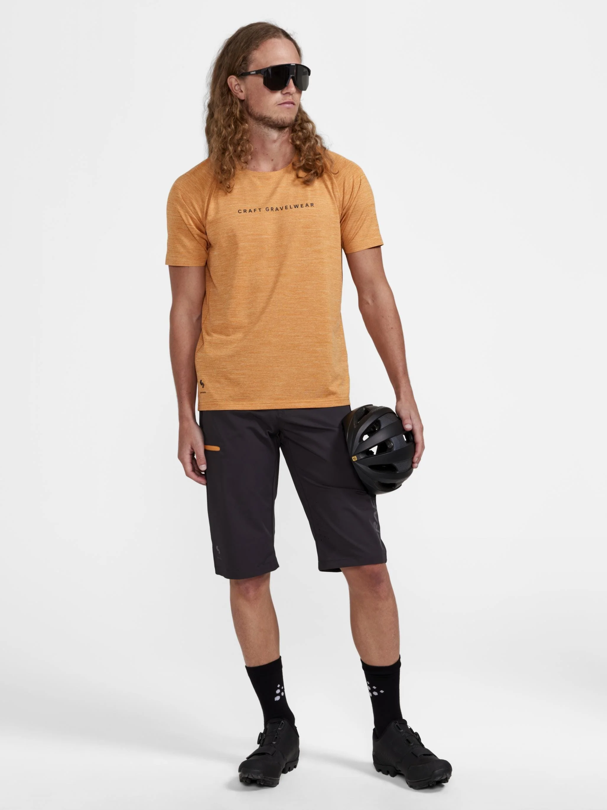 Men's Pro Gravel Bike Shorts - SLATE - Image 6