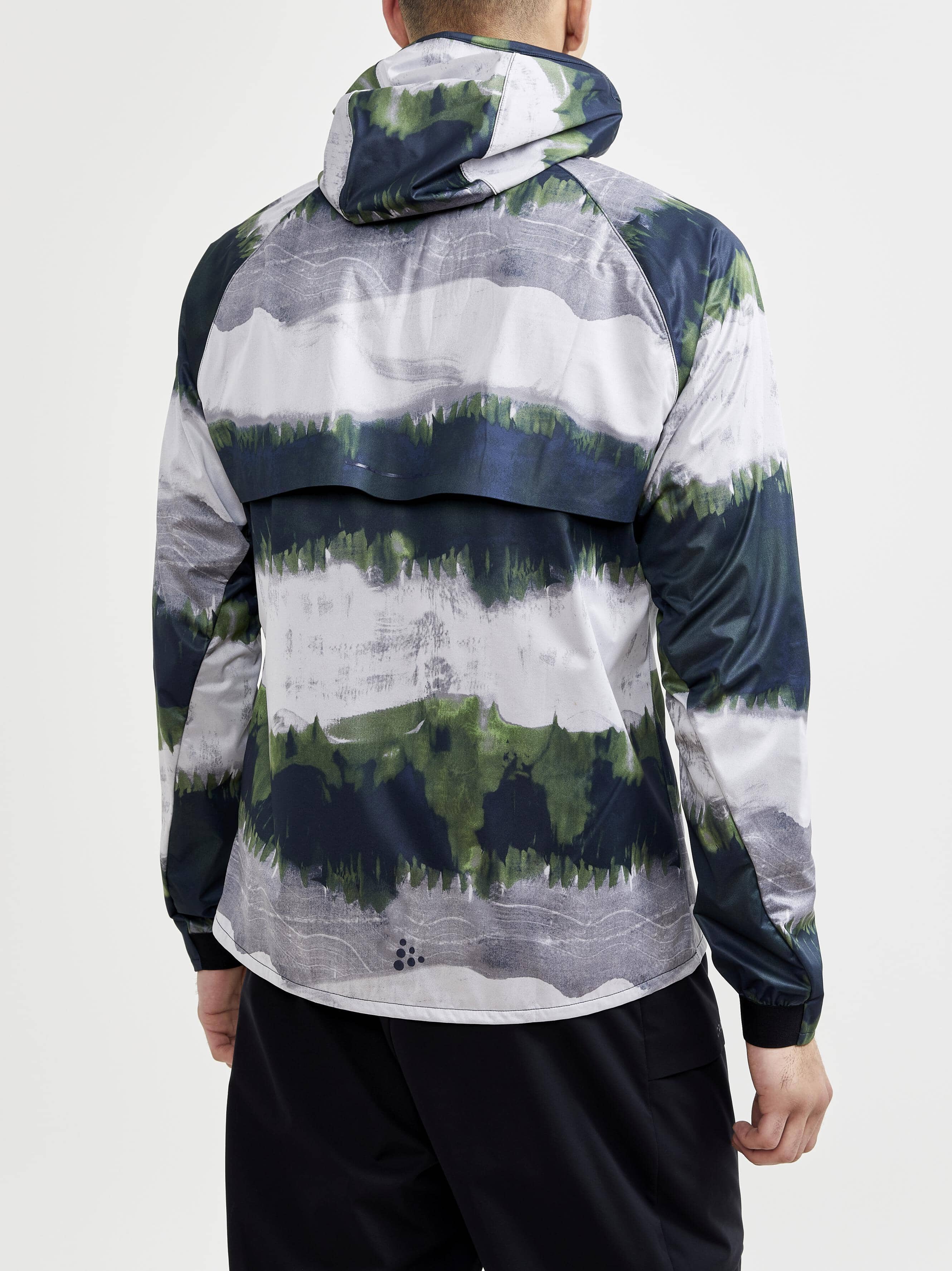 Men's Pro Hydro Running Jacket 2 - Black - Image 10