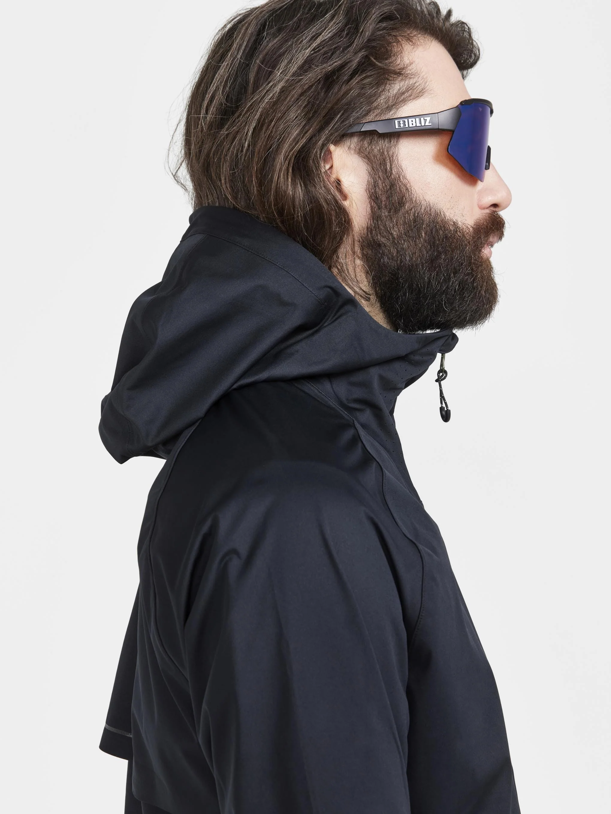 Men's Pro Hydro Running Jacket 2 - Black - Image 4