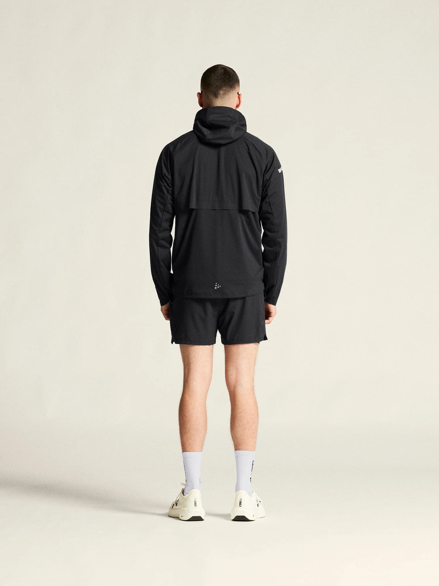 Men's Pro Hydro Running Jacket 3 - Black - Image 7
