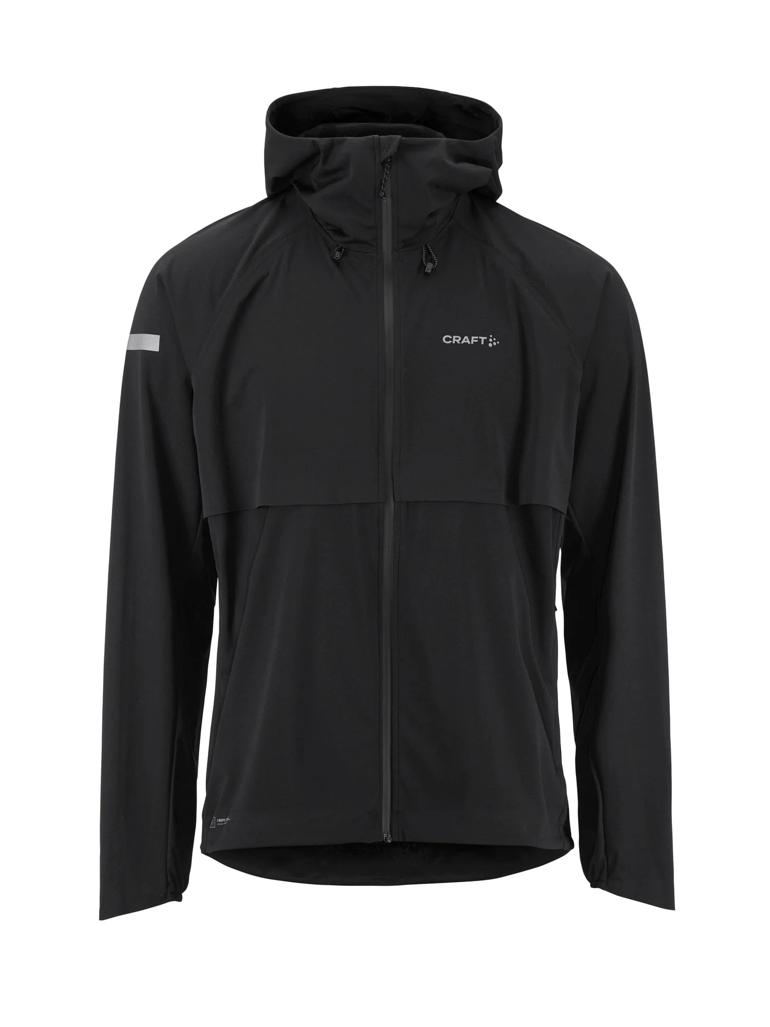 Men's Pro Hydro Running Jacket 3 - Black - Image 8