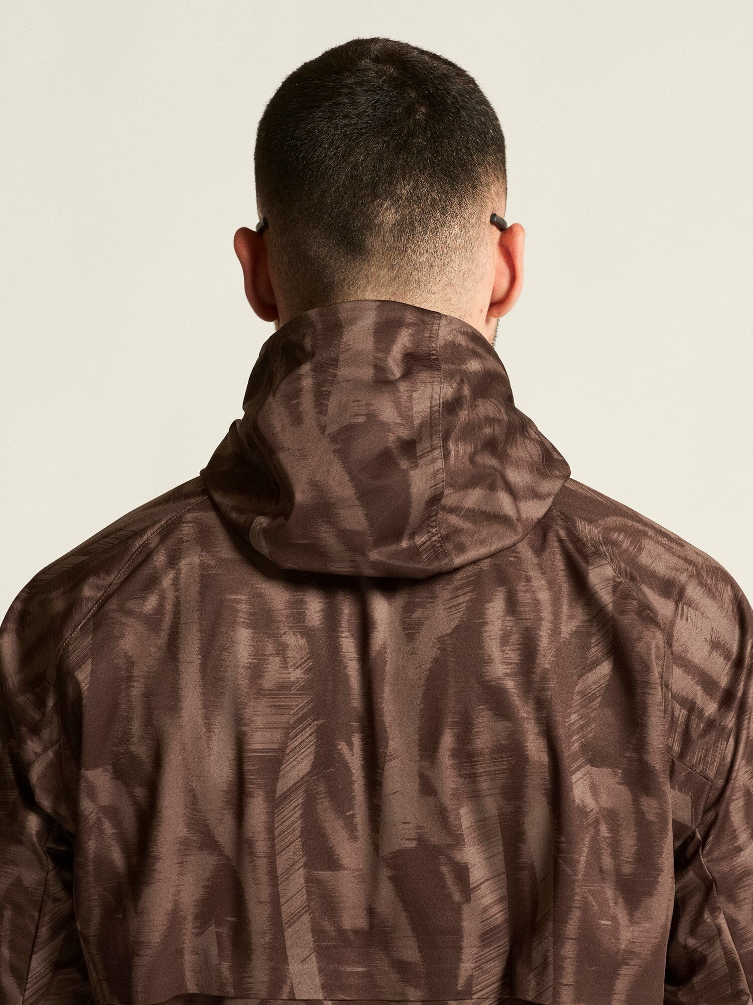 Men's Pro Hydro Running Jacket 3 - Prune/Multi - Image 5
