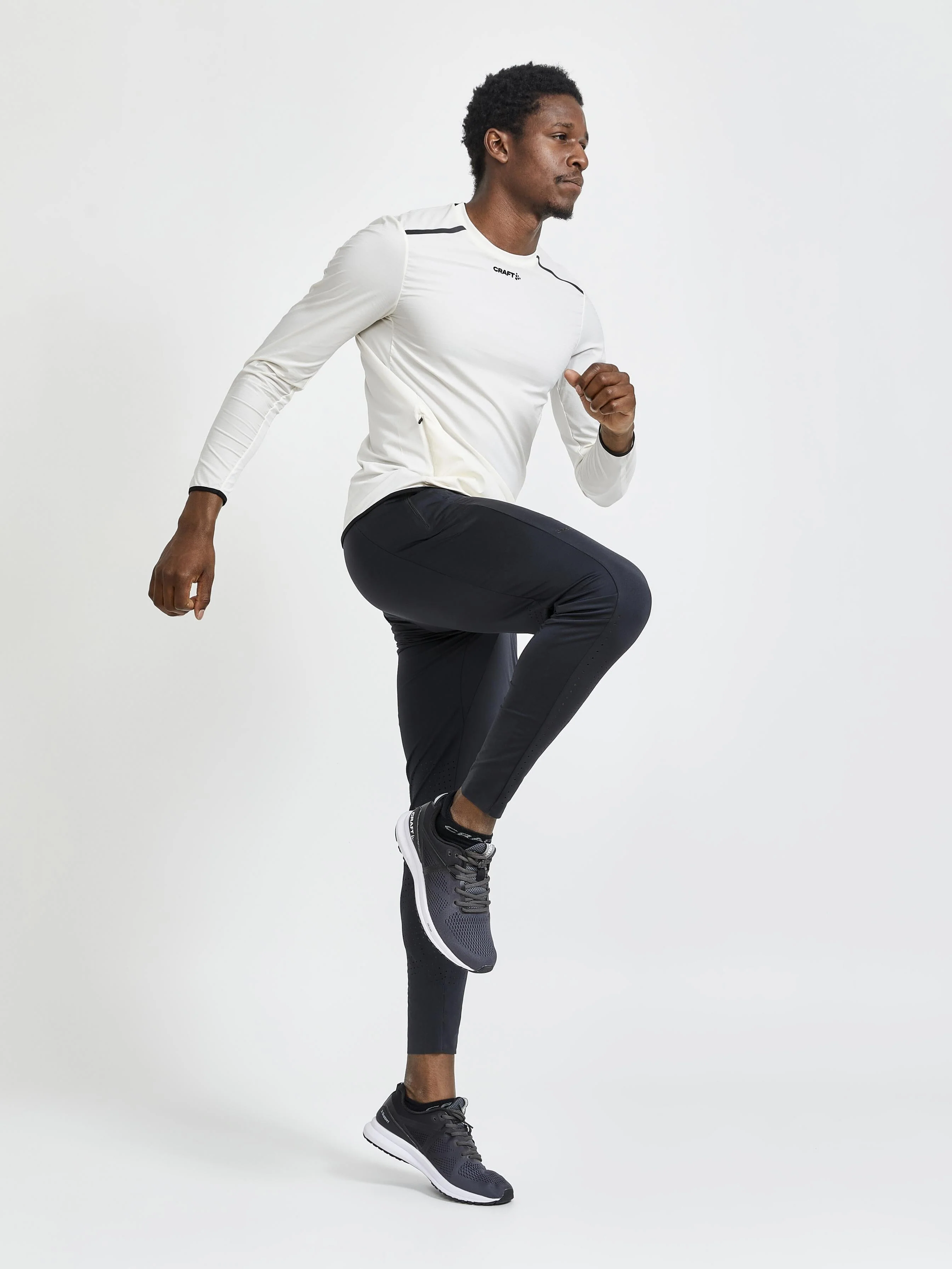 Men's Pro Hypervent Running Pants - Black - Image 6