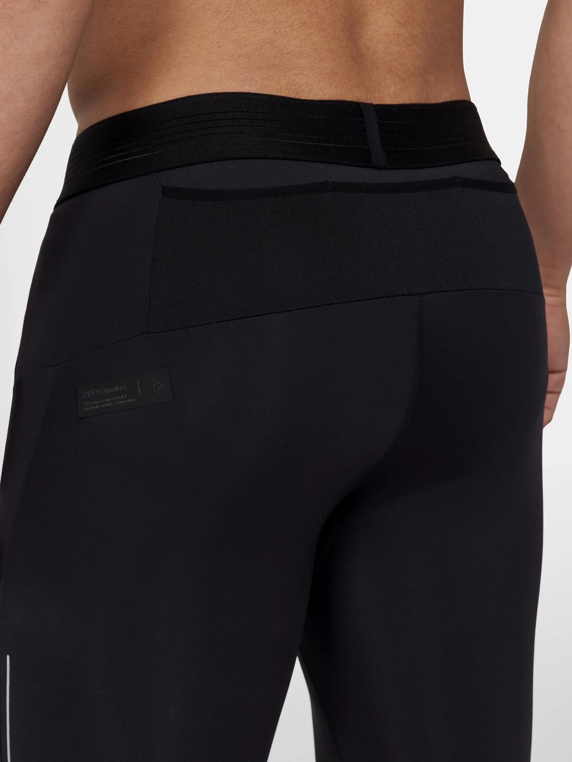 Men's Pro Hypervent Running Short Tights - Black - Image 2