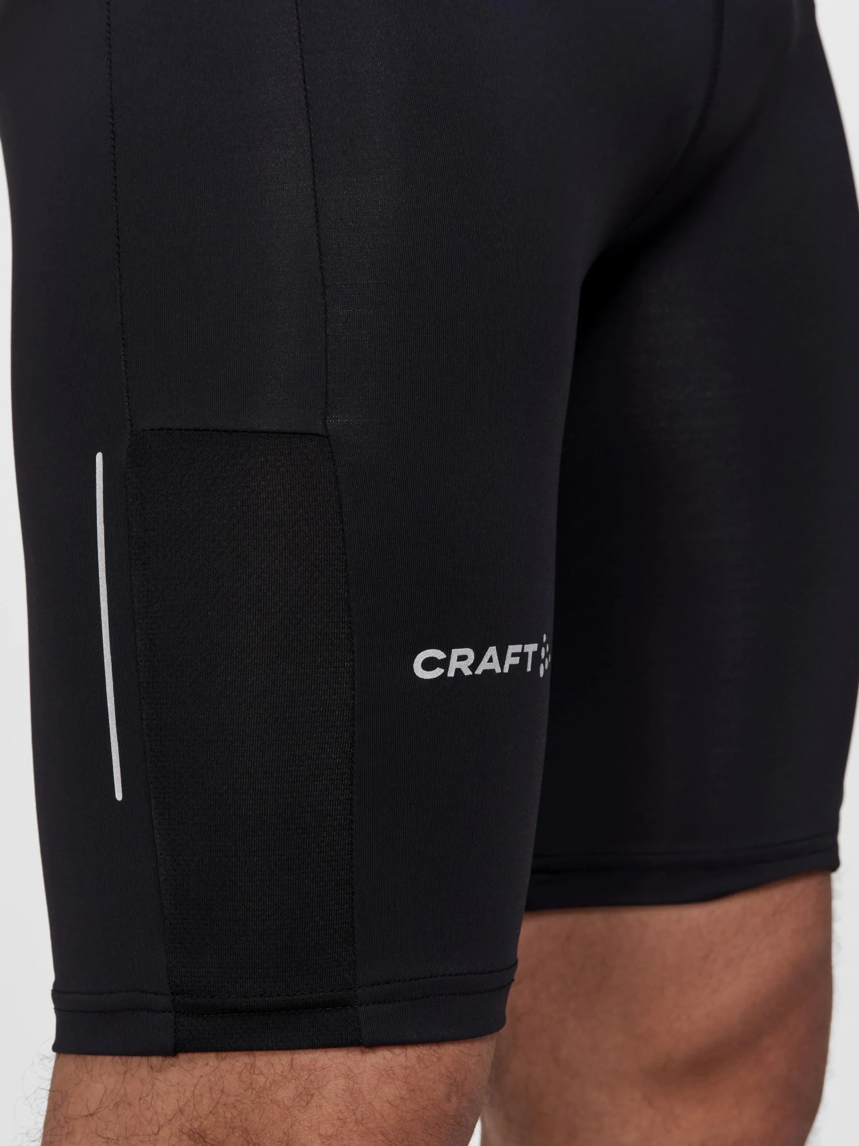 Men's Pro Hypervent Running Short Tights - Black - Image 3