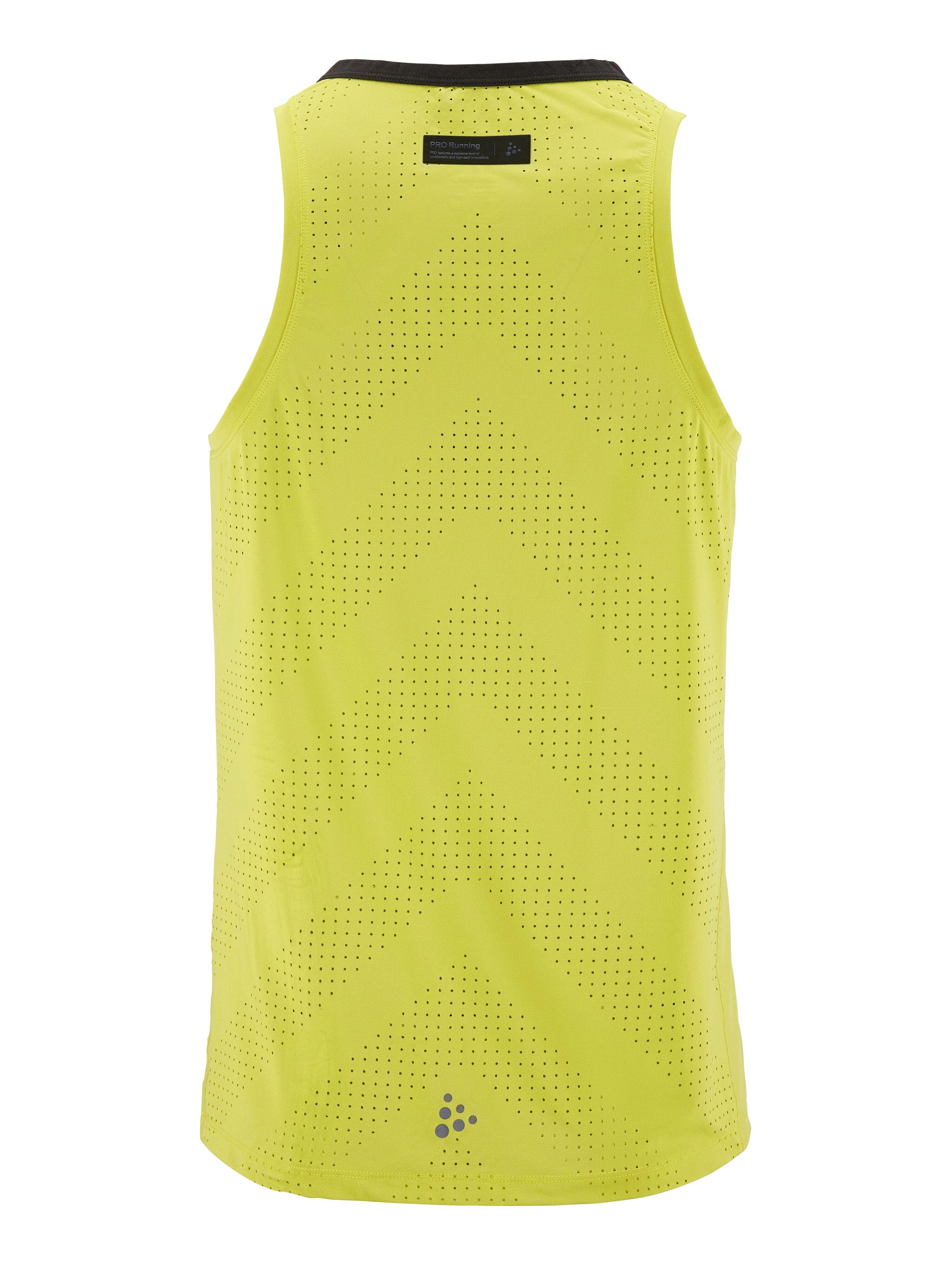 Men's Pro Hypervent Running Singlet 2 - PEAR - Image 2