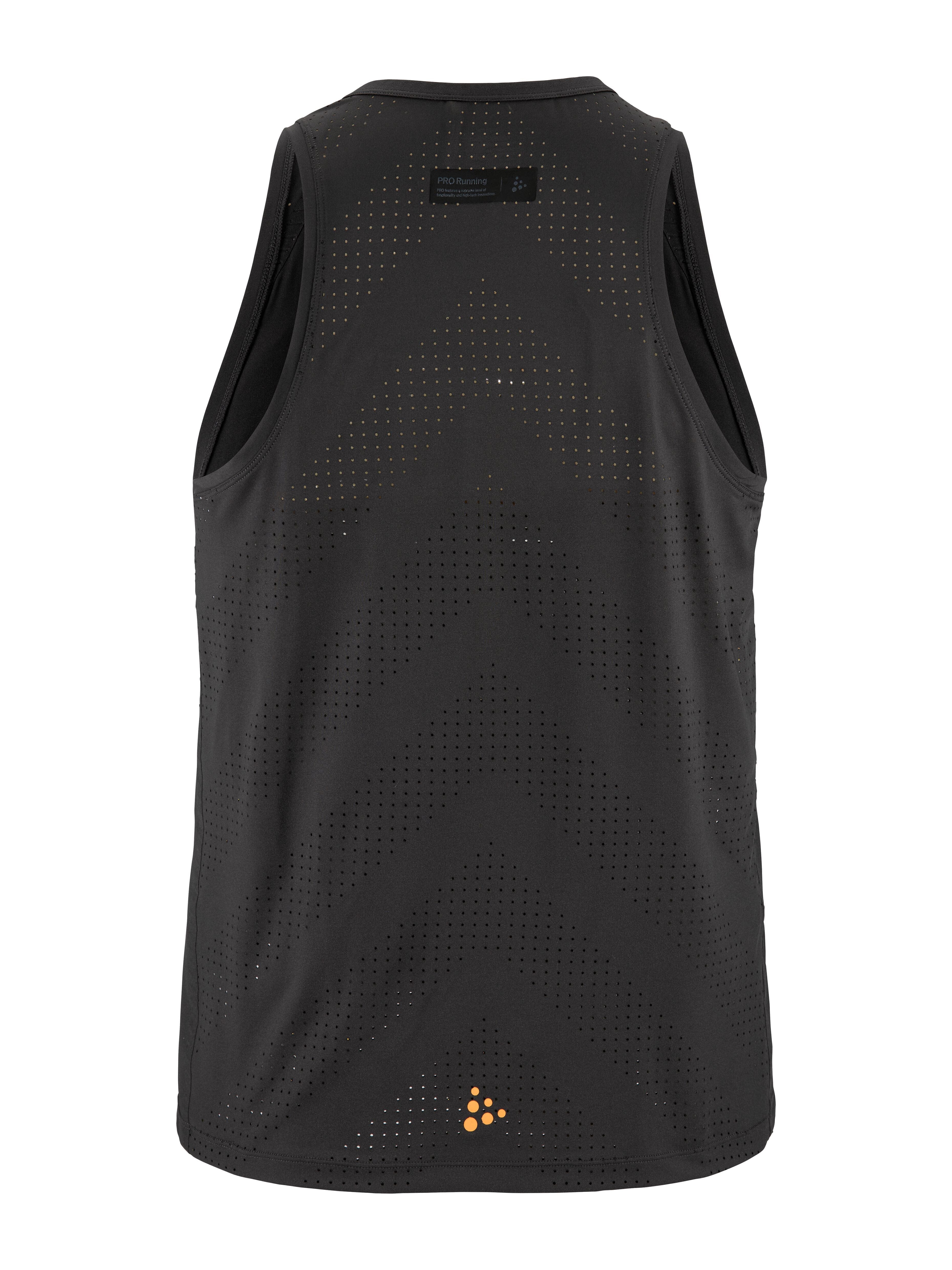 Men's Pro Hypervent Running Singlet 2 - SLATE - Image 2